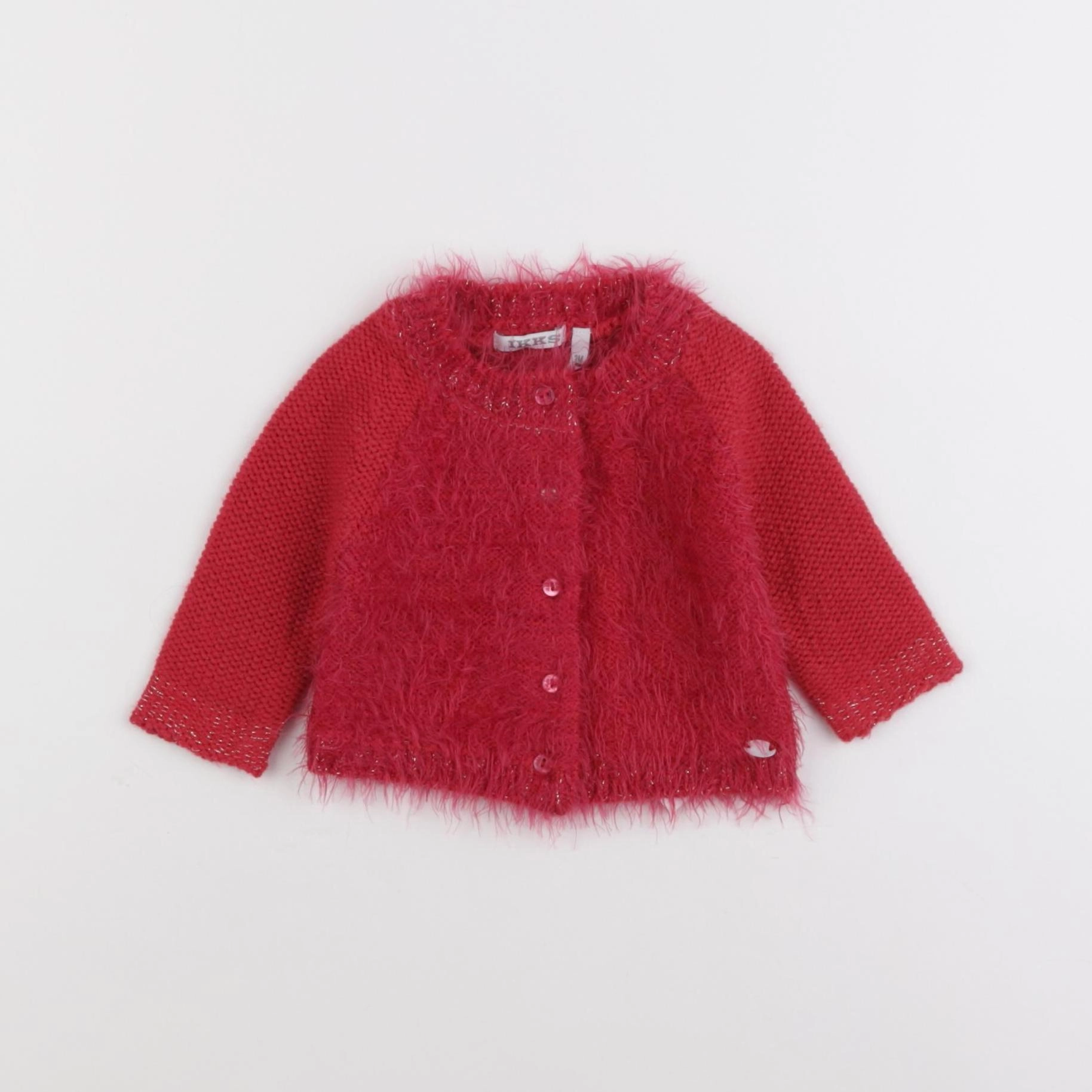 IKKS - gilet rose - 3 mois
