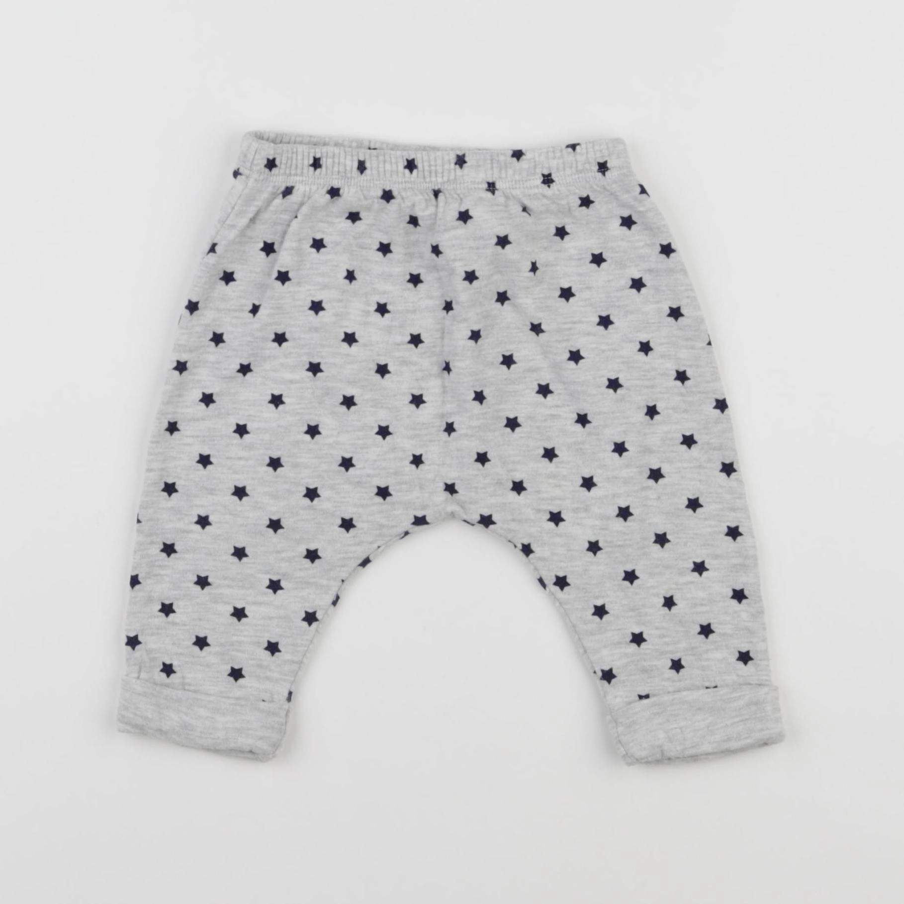 Petit Bateau - sarouel gris - 6 mois