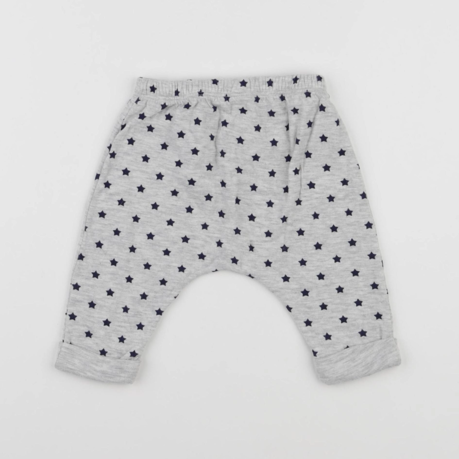 Petit Bateau - sarouel gris - 6 mois