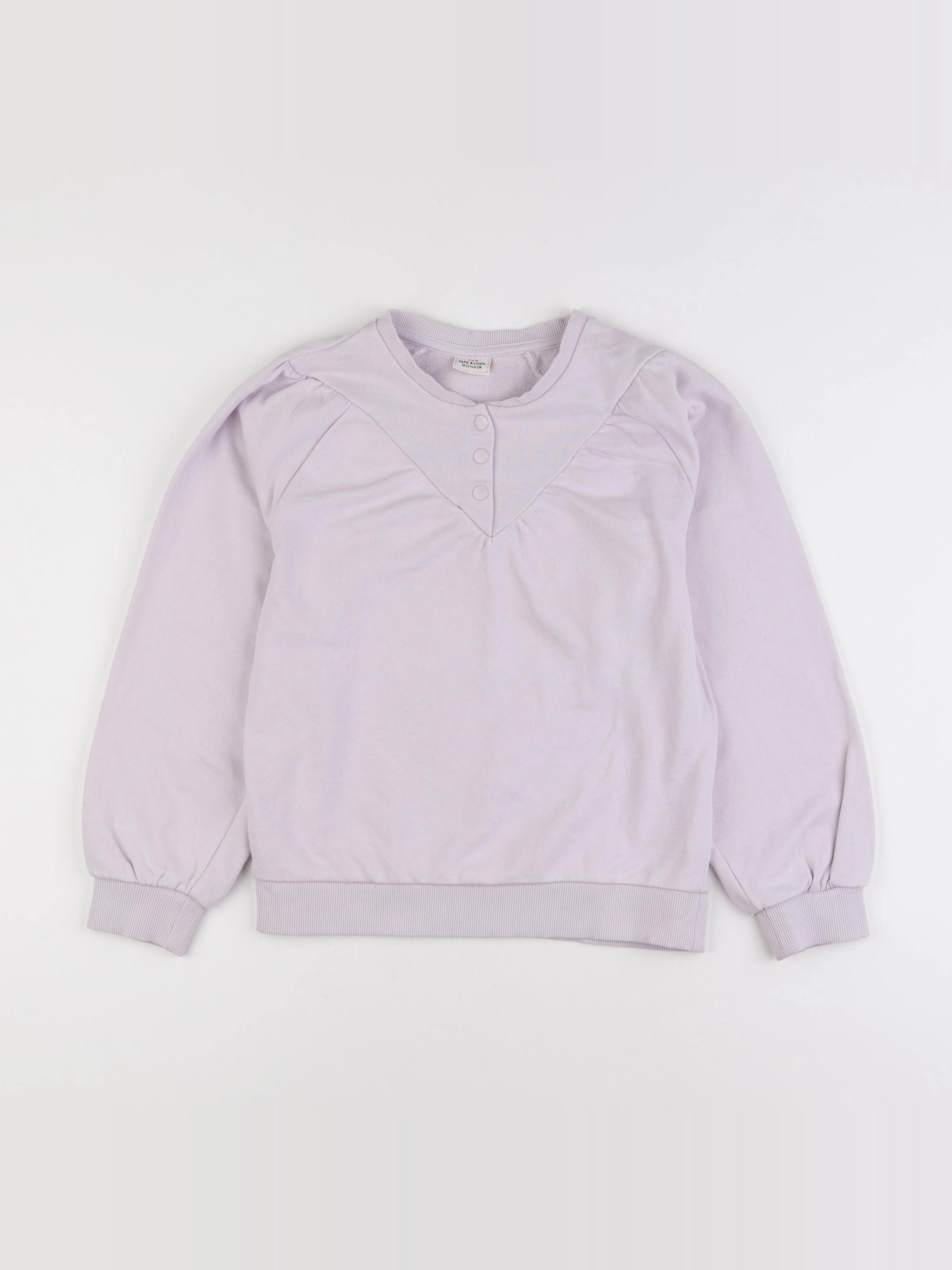 Tape à l'oeil - sweat violet - 10 ans