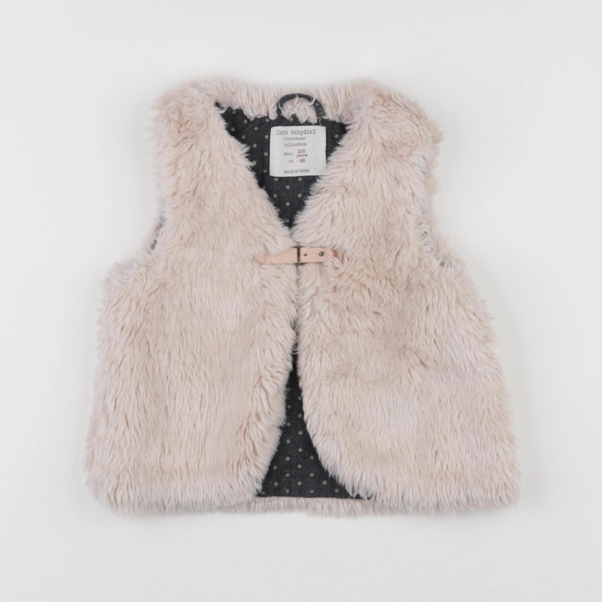 Zara - gilet beige - 2/3 ans