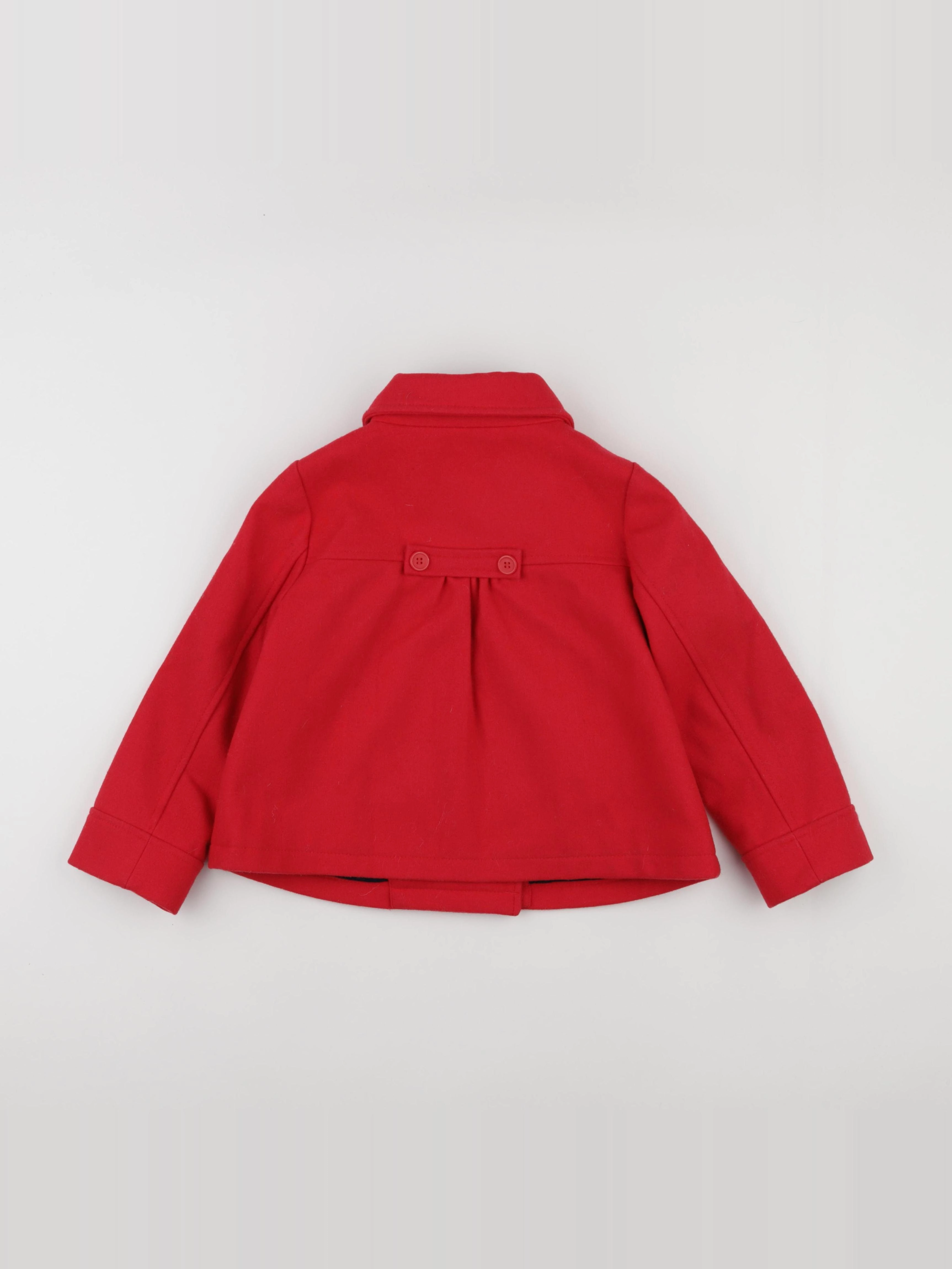 Petit Bateau - veste rouge - 6 ans
