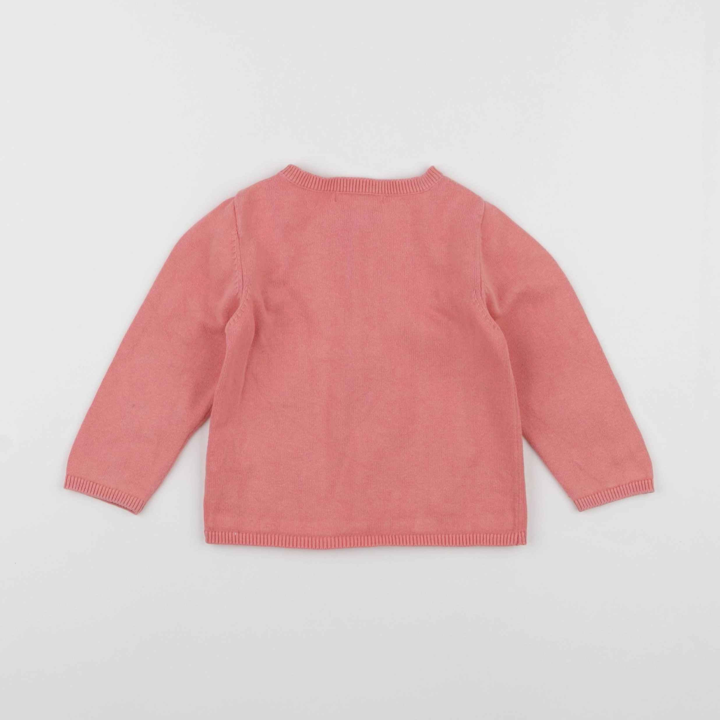 Vertbaudet - gilet rose - 18 mois