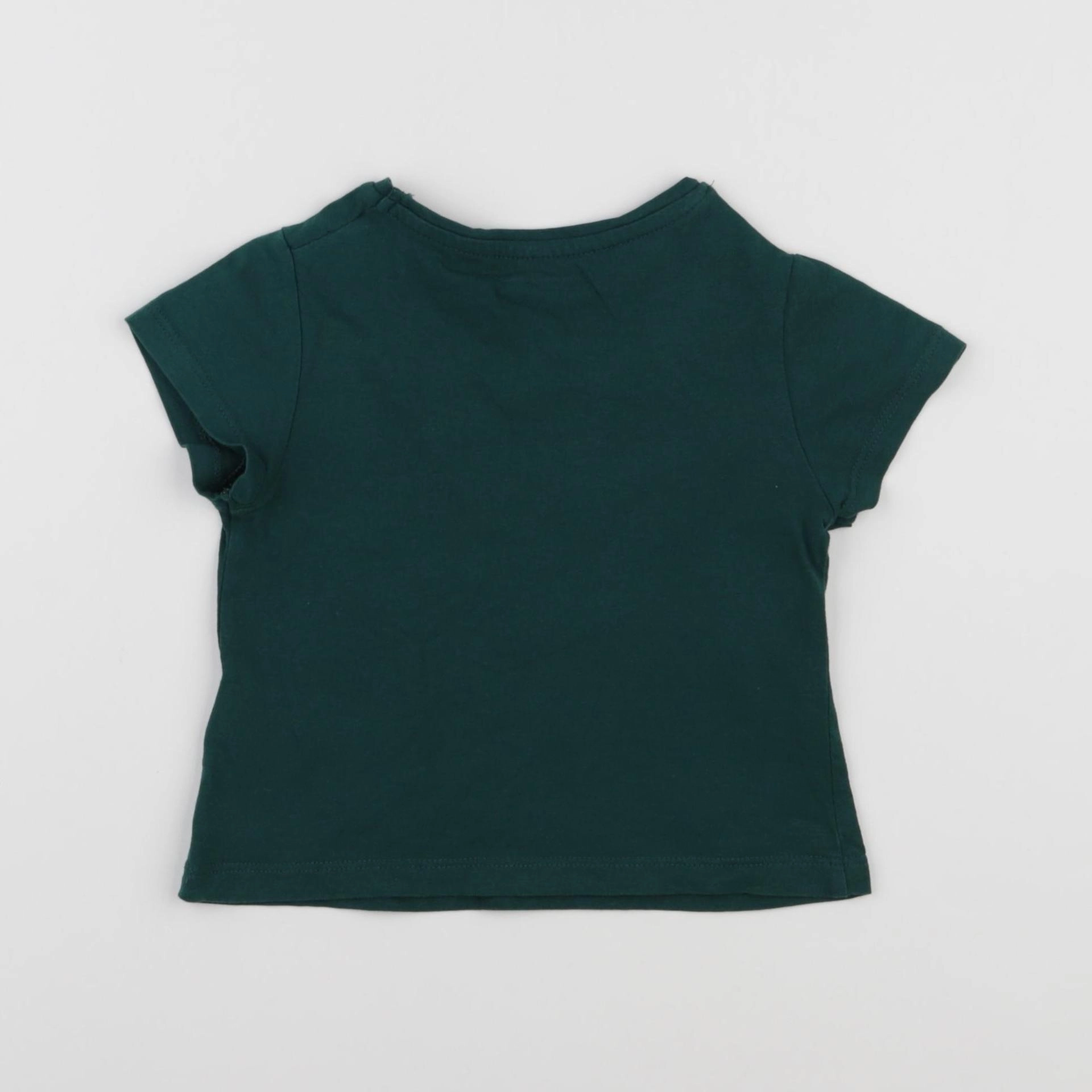 Vertbaudet - tee-shirt vert - 2 ans