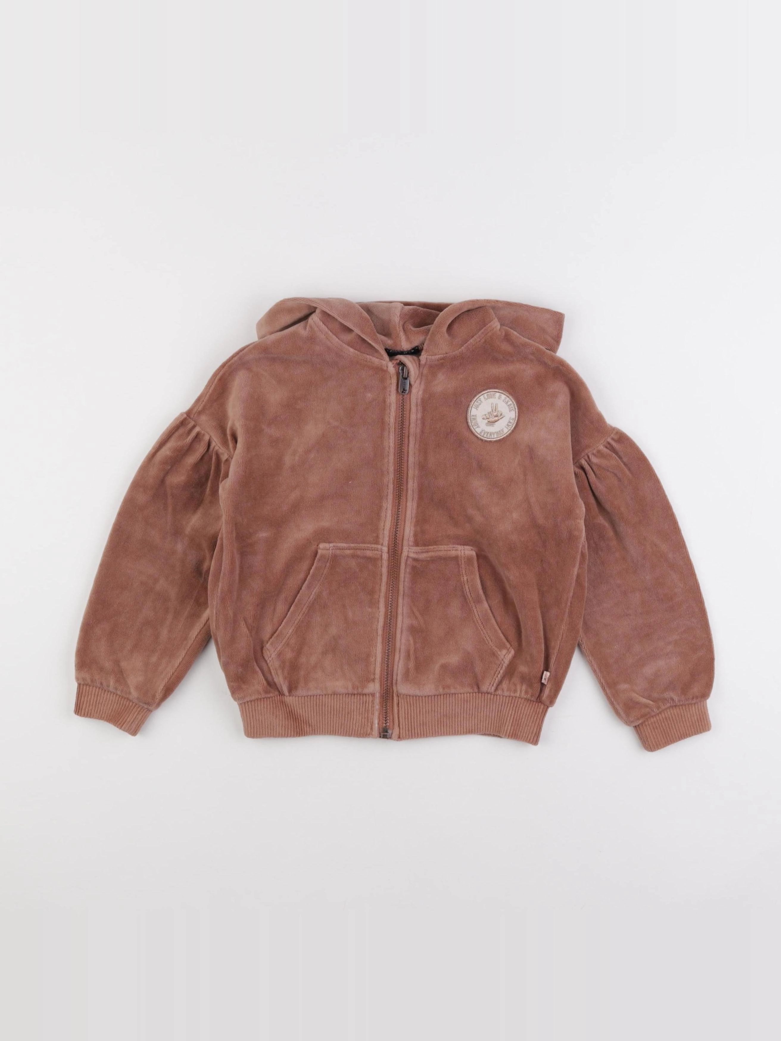 IKKS - sweat marron - 5 ans