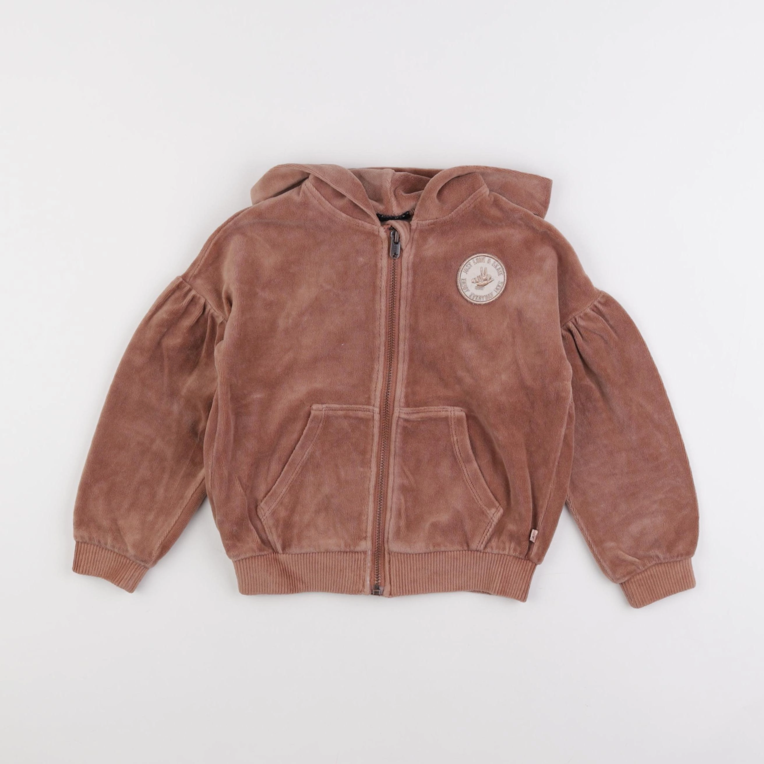 IKKS - sweat marron - 5 ans
