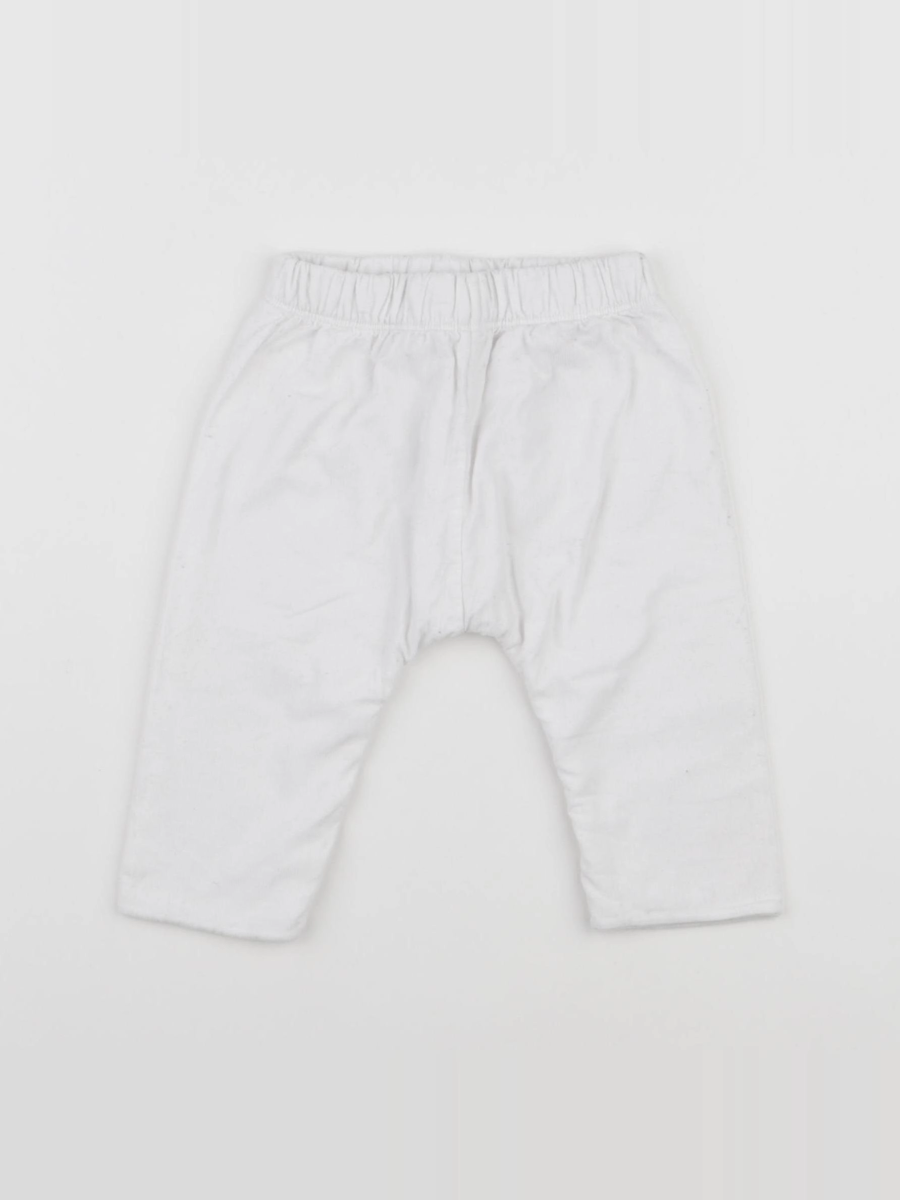 Petit Bateau - pantalon blanc - 3 mois