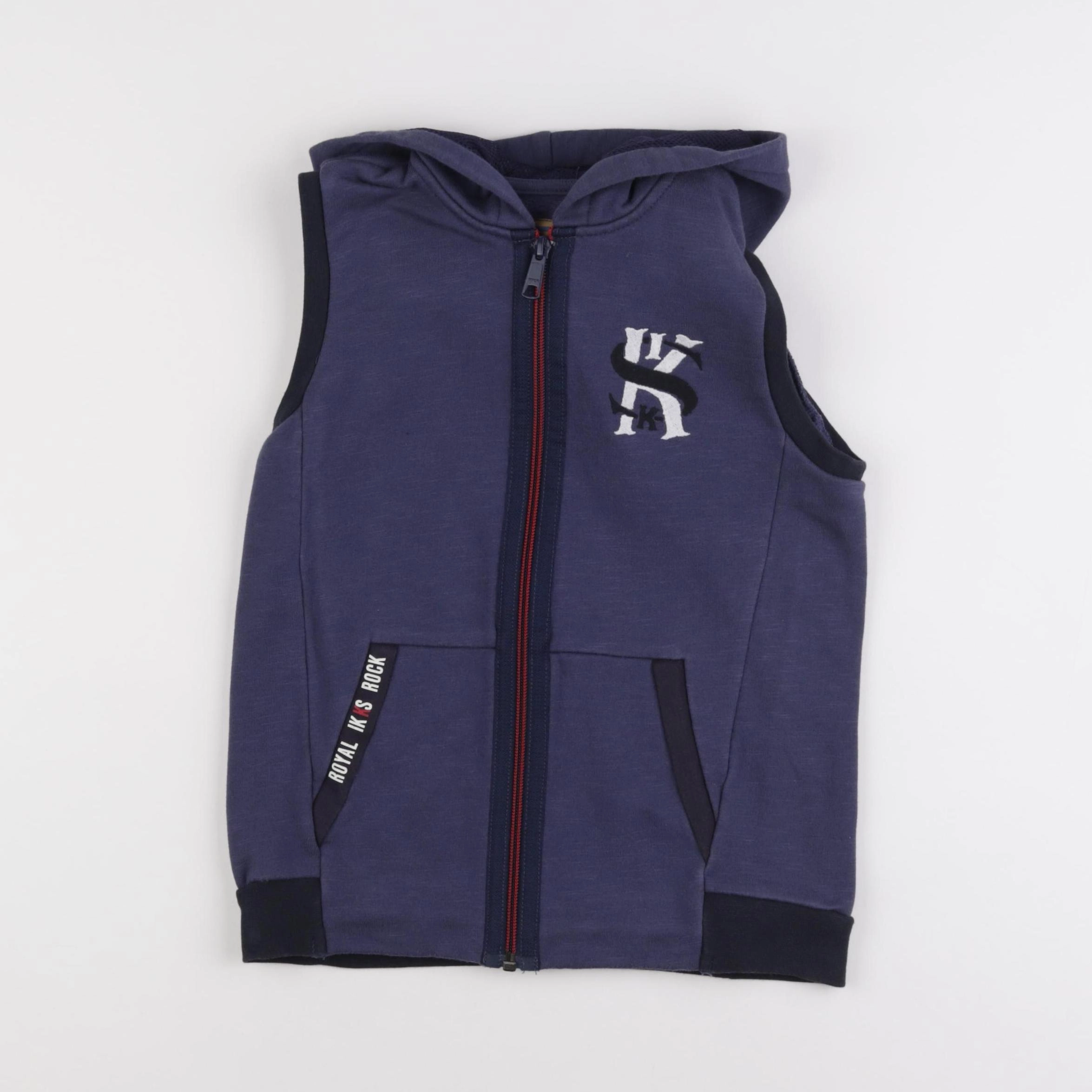 IKKS - sweat bleu - 8 ans