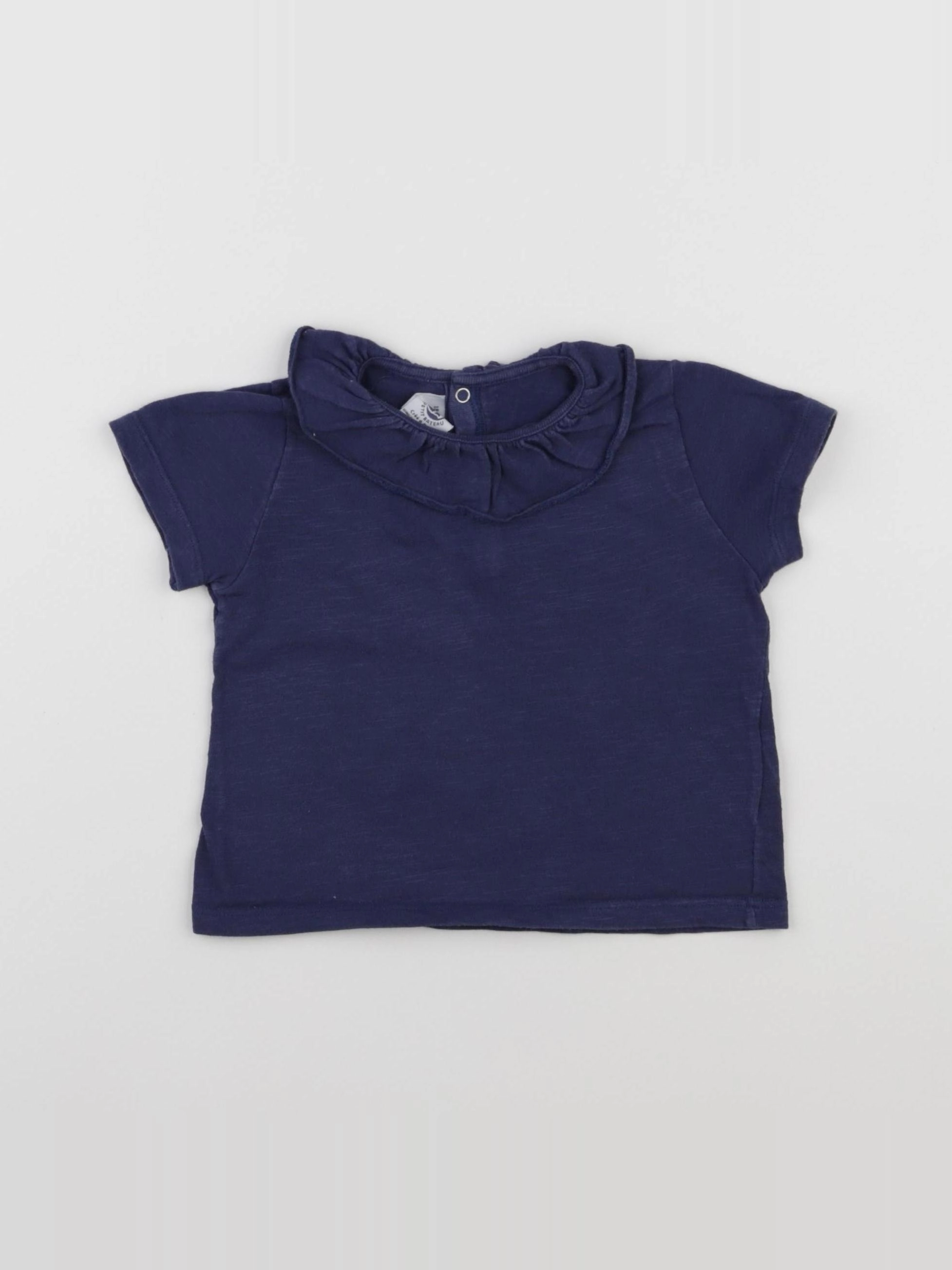 Petit Bateau - tee-shirt bleu - 18 mois
