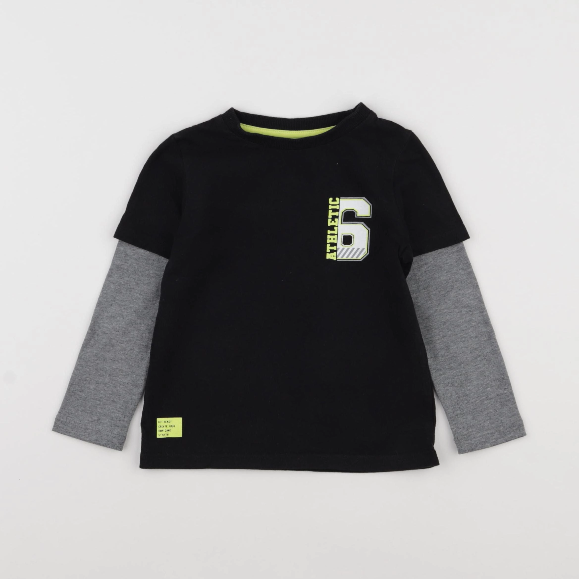 Vertbaudet - tee-shirt noir - 3 ans