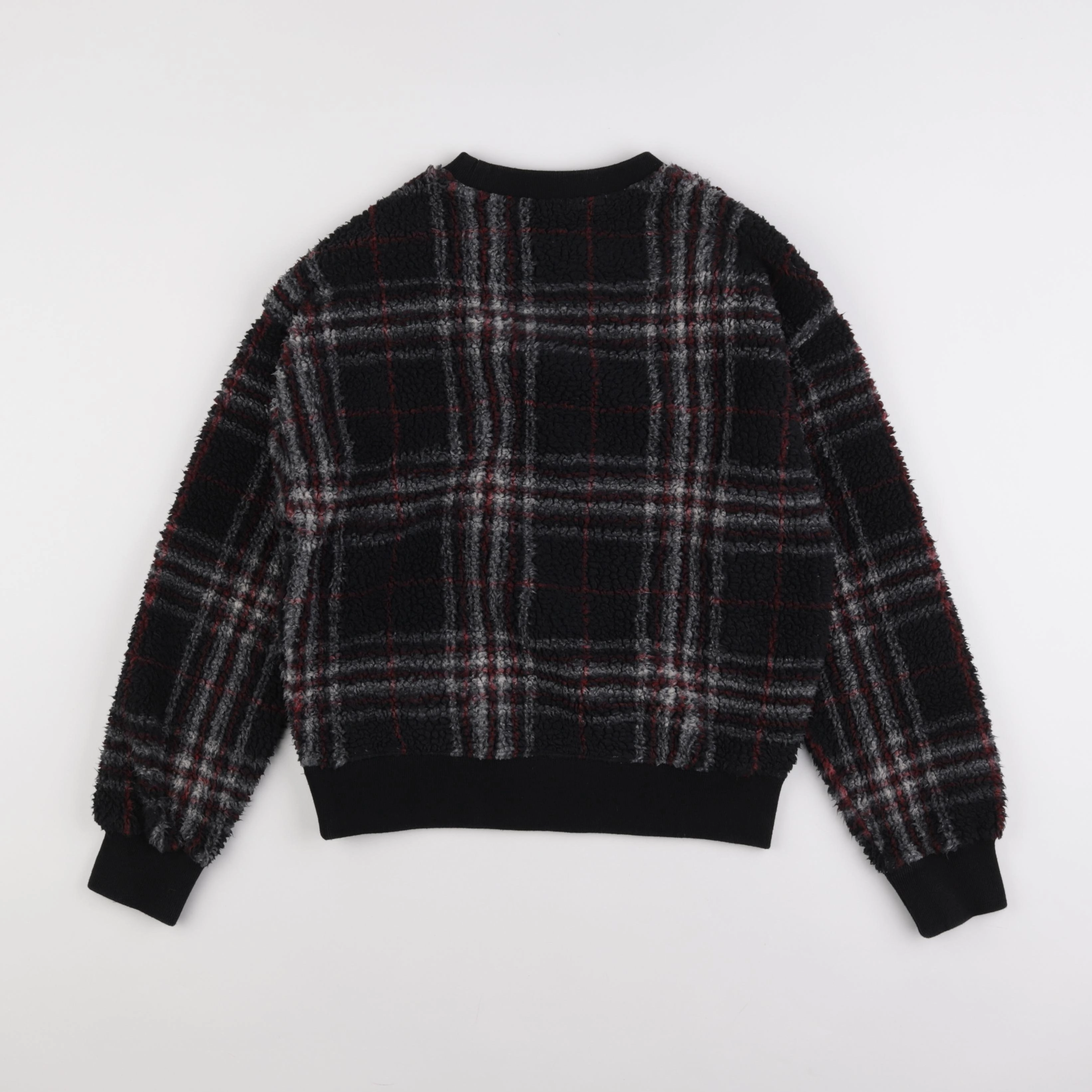 IKKS - pull noir, rouge - 12 ans