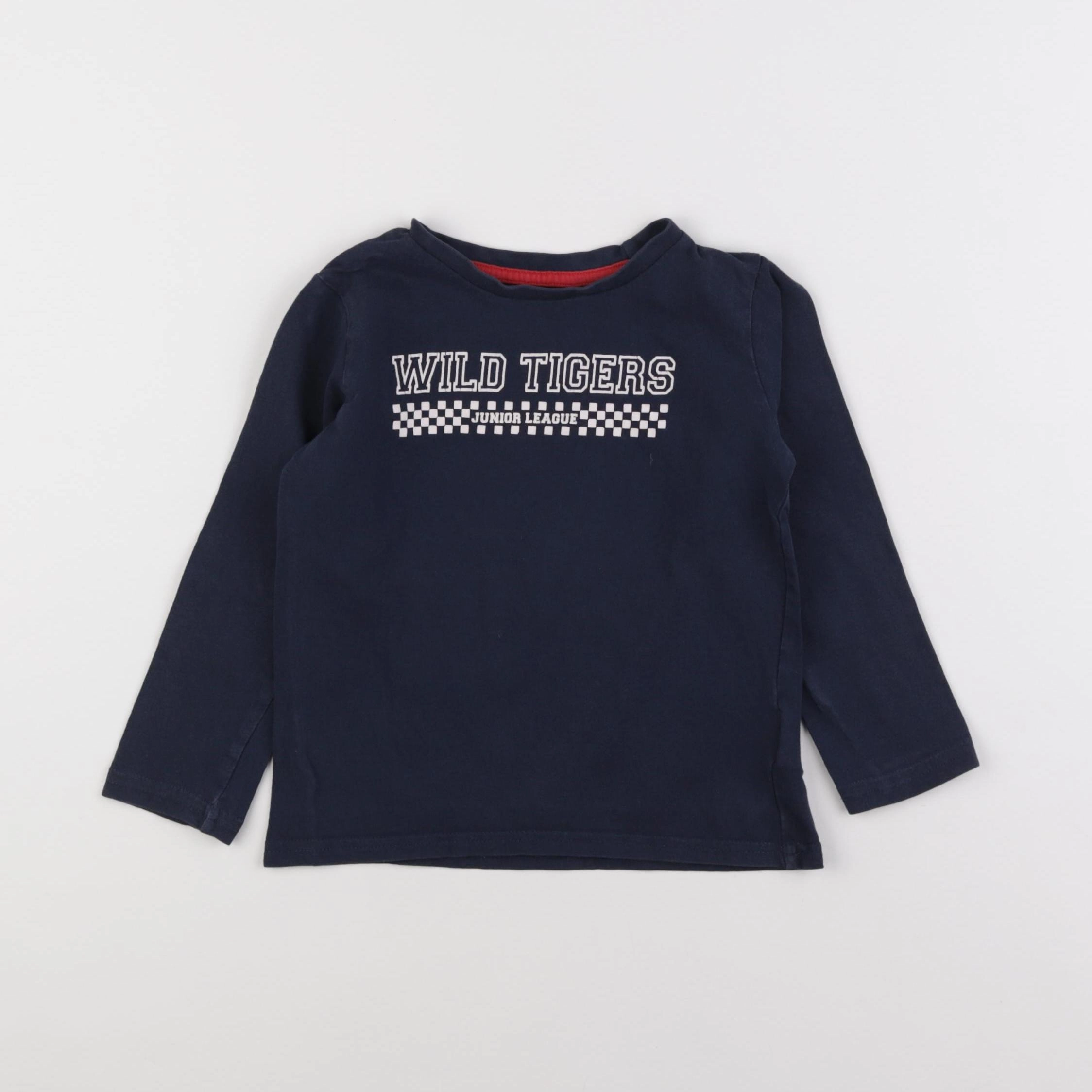 Vertbaudet - tee-shirt bleu - 4 ans