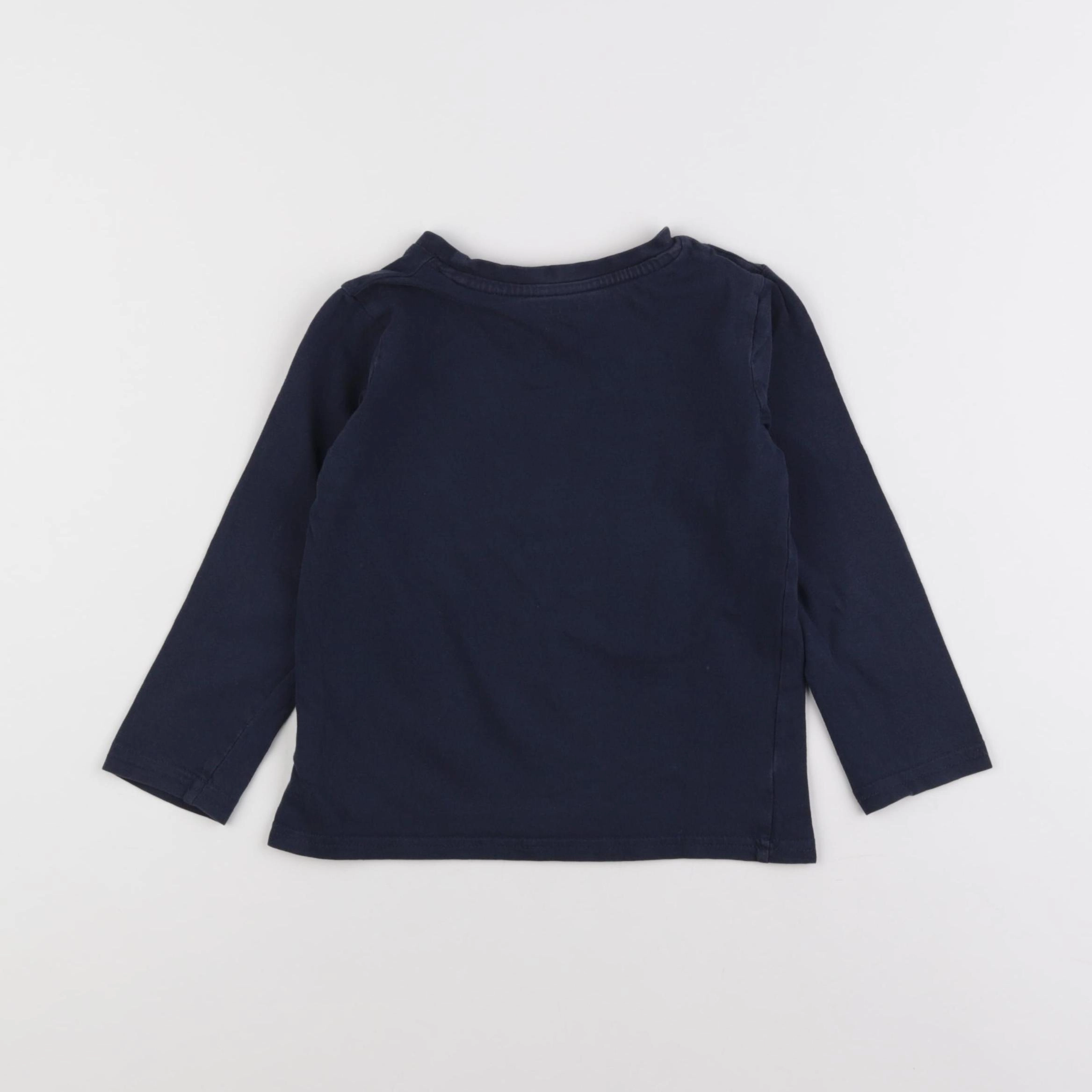 Vertbaudet - tee-shirt bleu - 4 ans
