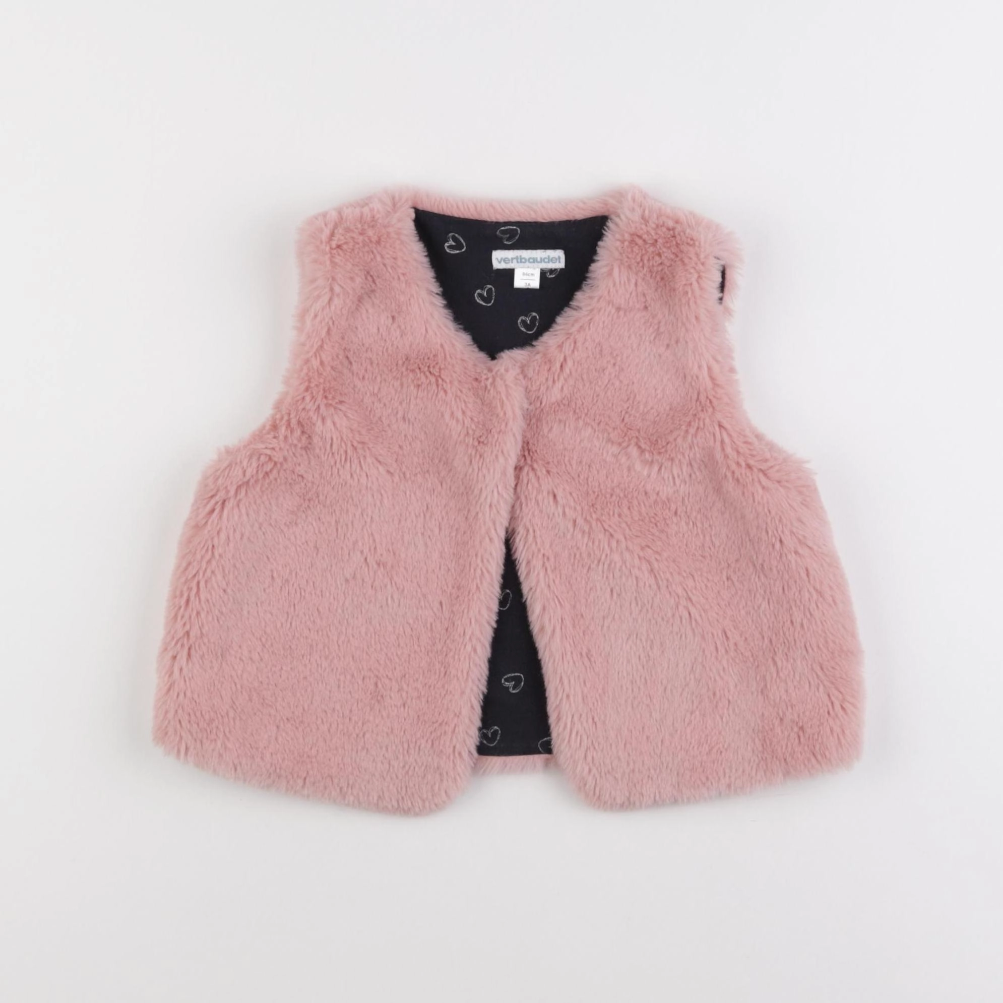 Vertbaudet - gilet rose - 3 ans
