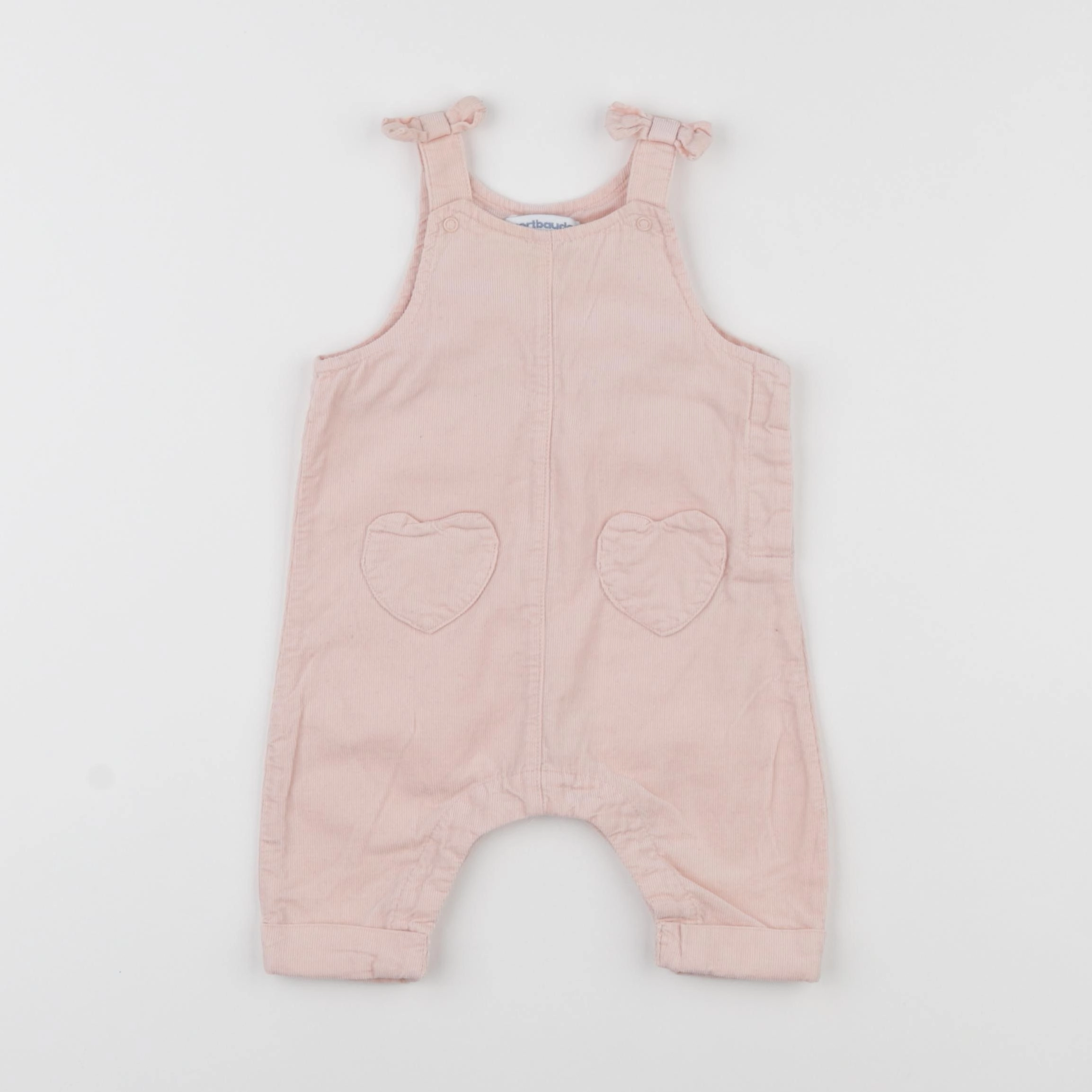 Vertbaudet - salopette rose - 3 mois