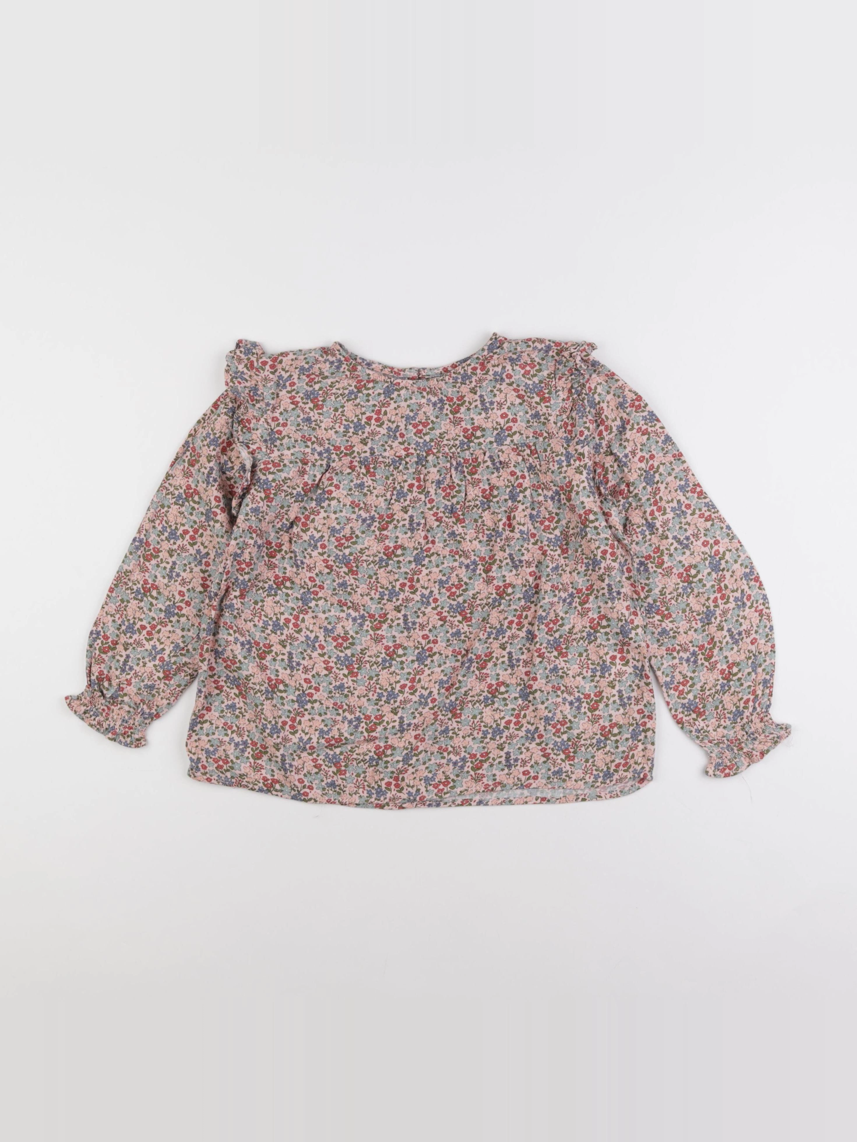 Vertbaudet - blouse multicolore - 8 ans