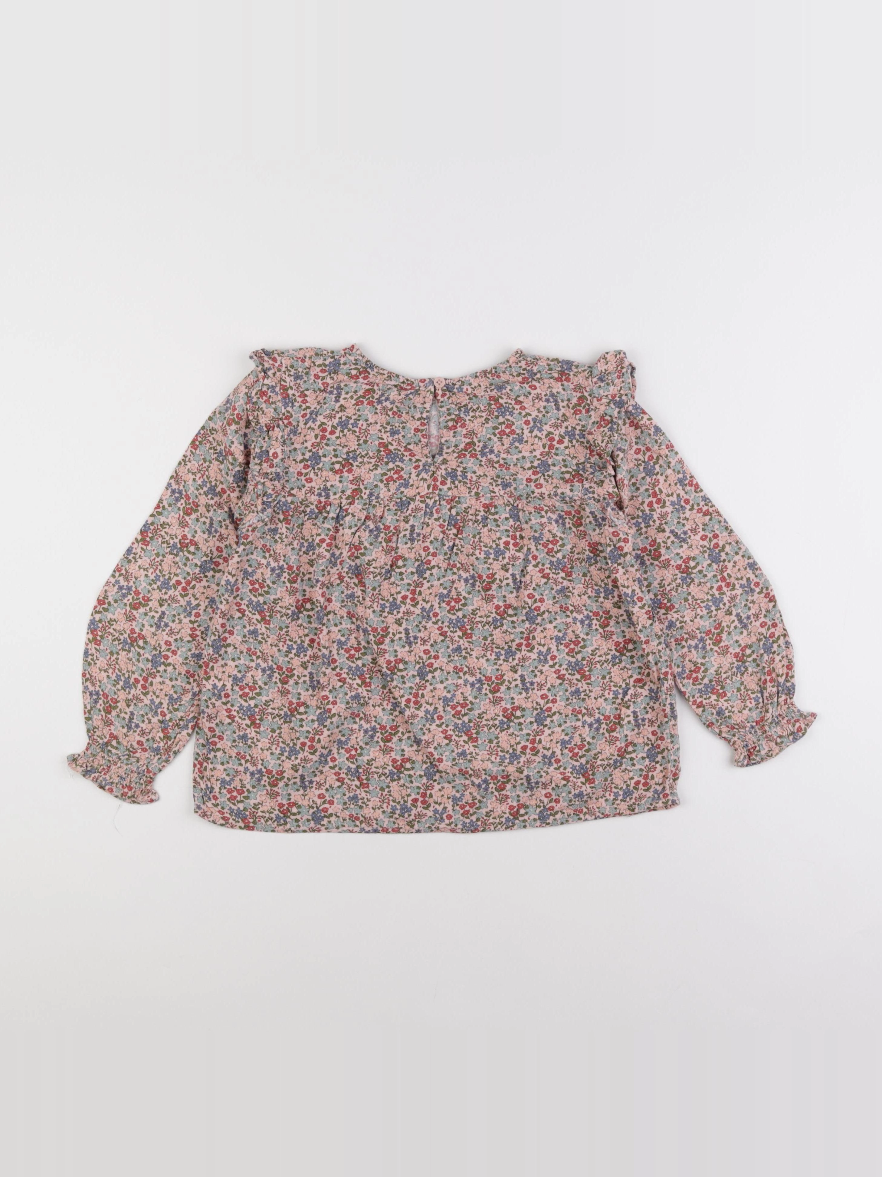 Vertbaudet - blouse multicolore - 8 ans