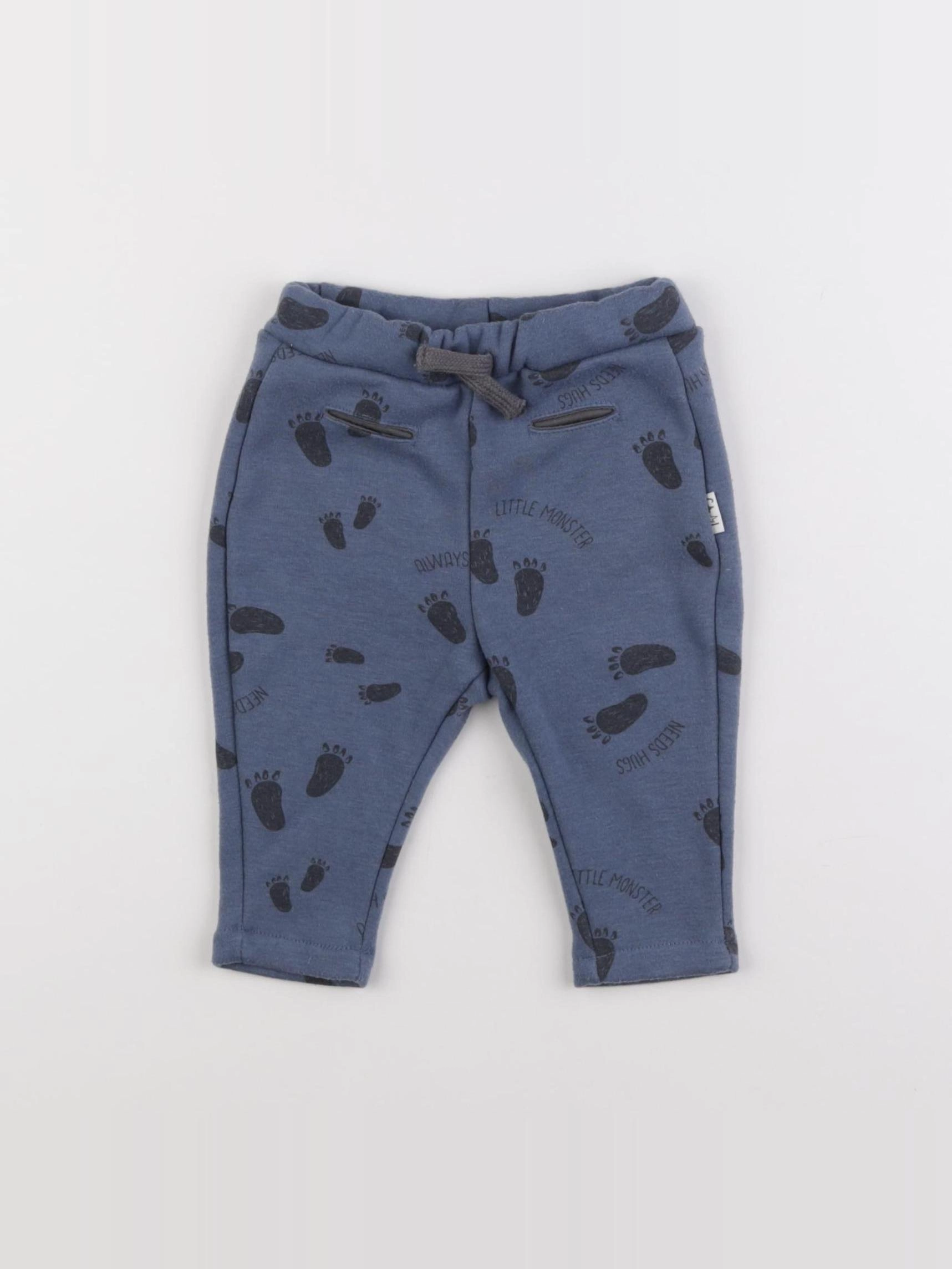 Tape à l'oeil - pantalon bleu - 6 mois