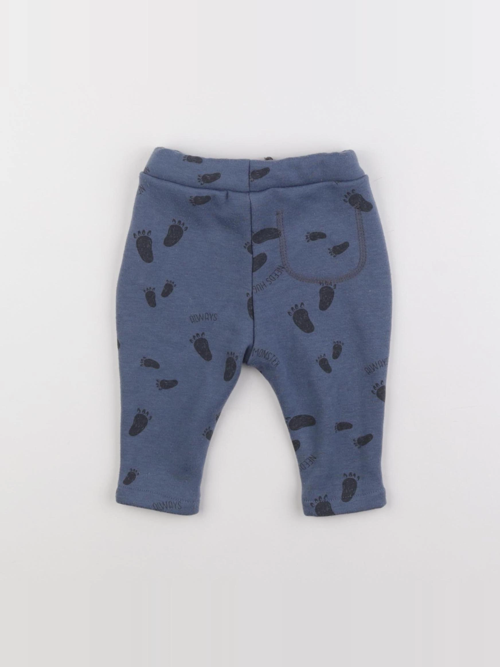 Tape à l'oeil - pantalon bleu - 6 mois