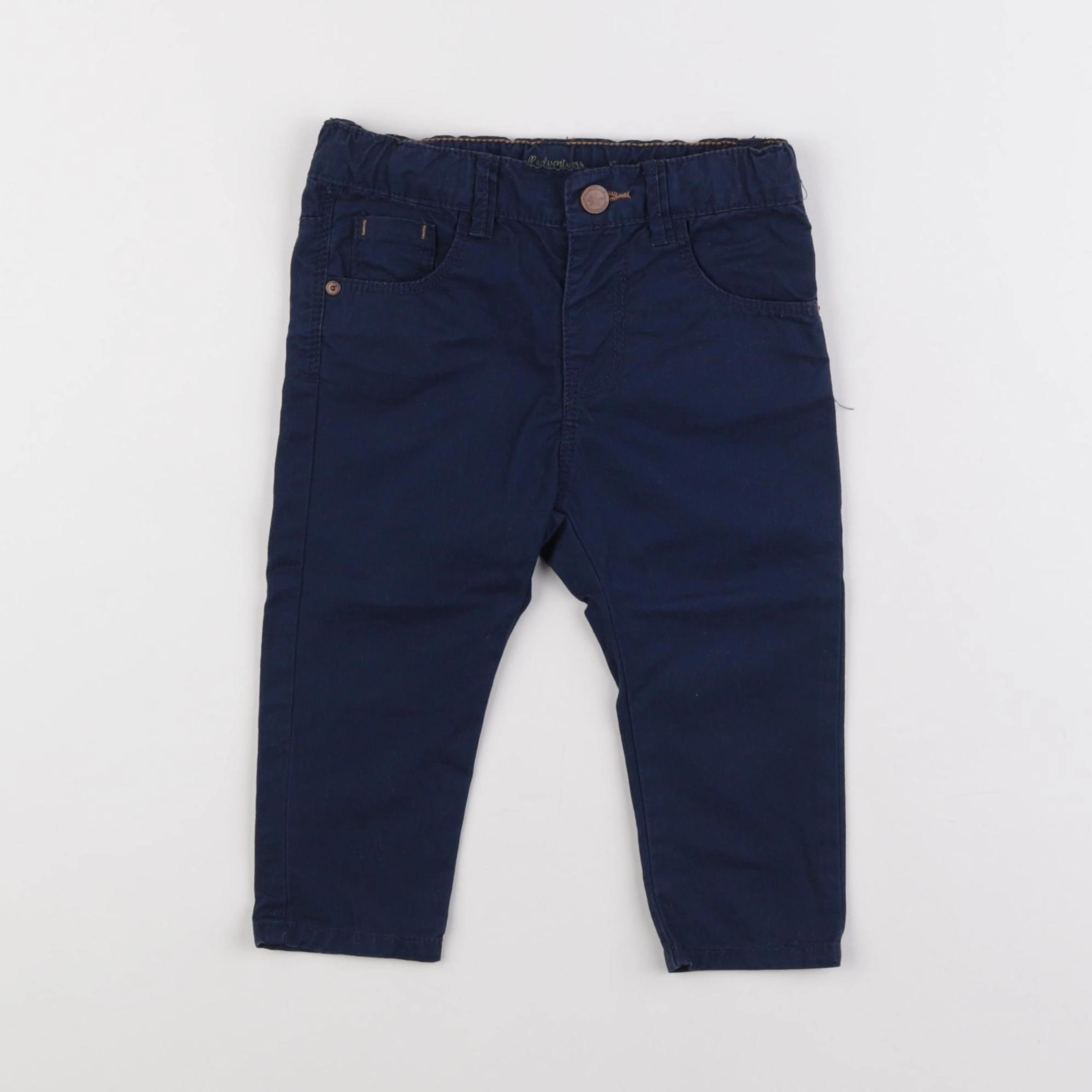 Zara - pantalon bleu - 9/12 mois
