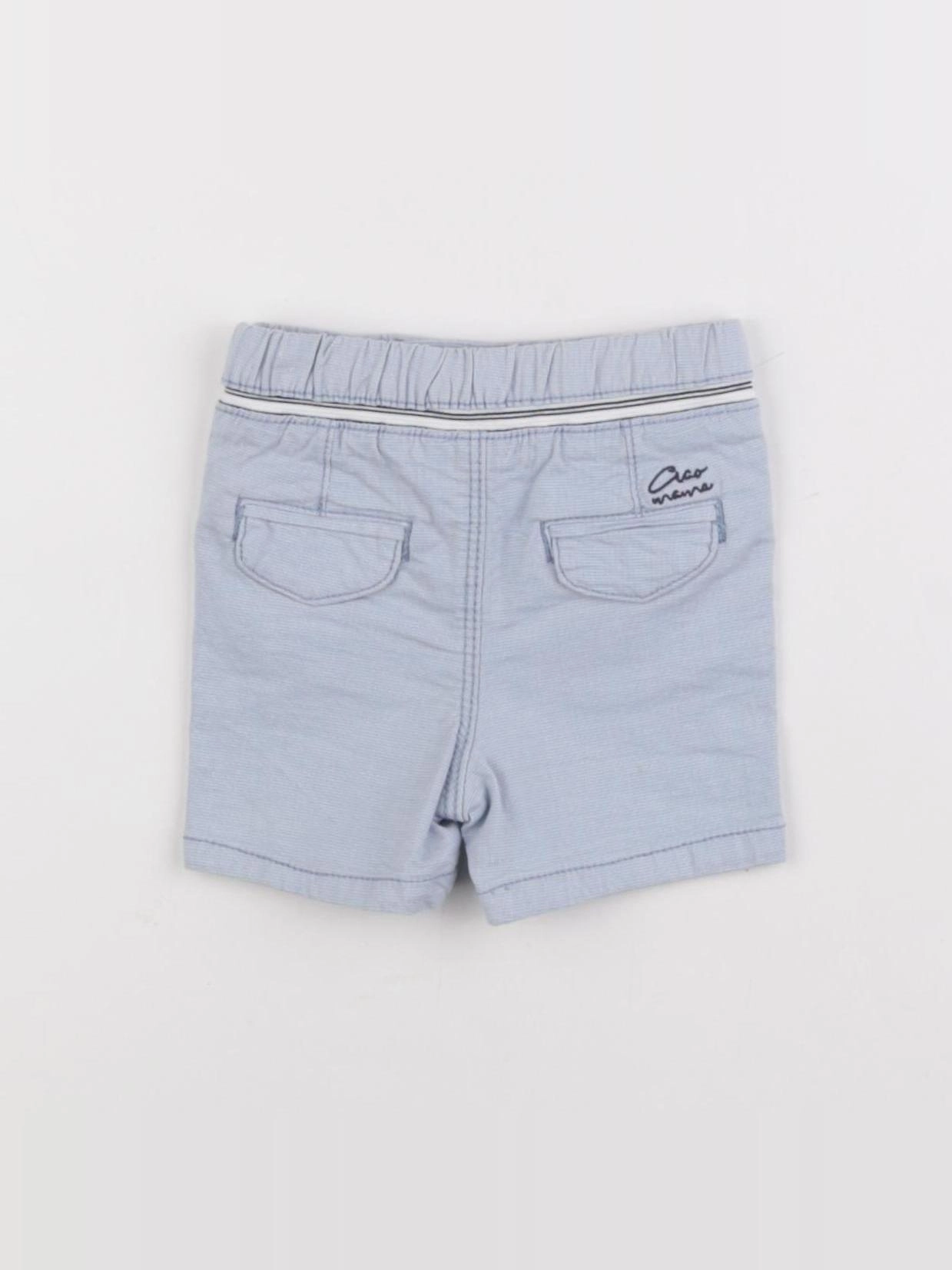 Tape à l'oeil - short bleu - 3 mois