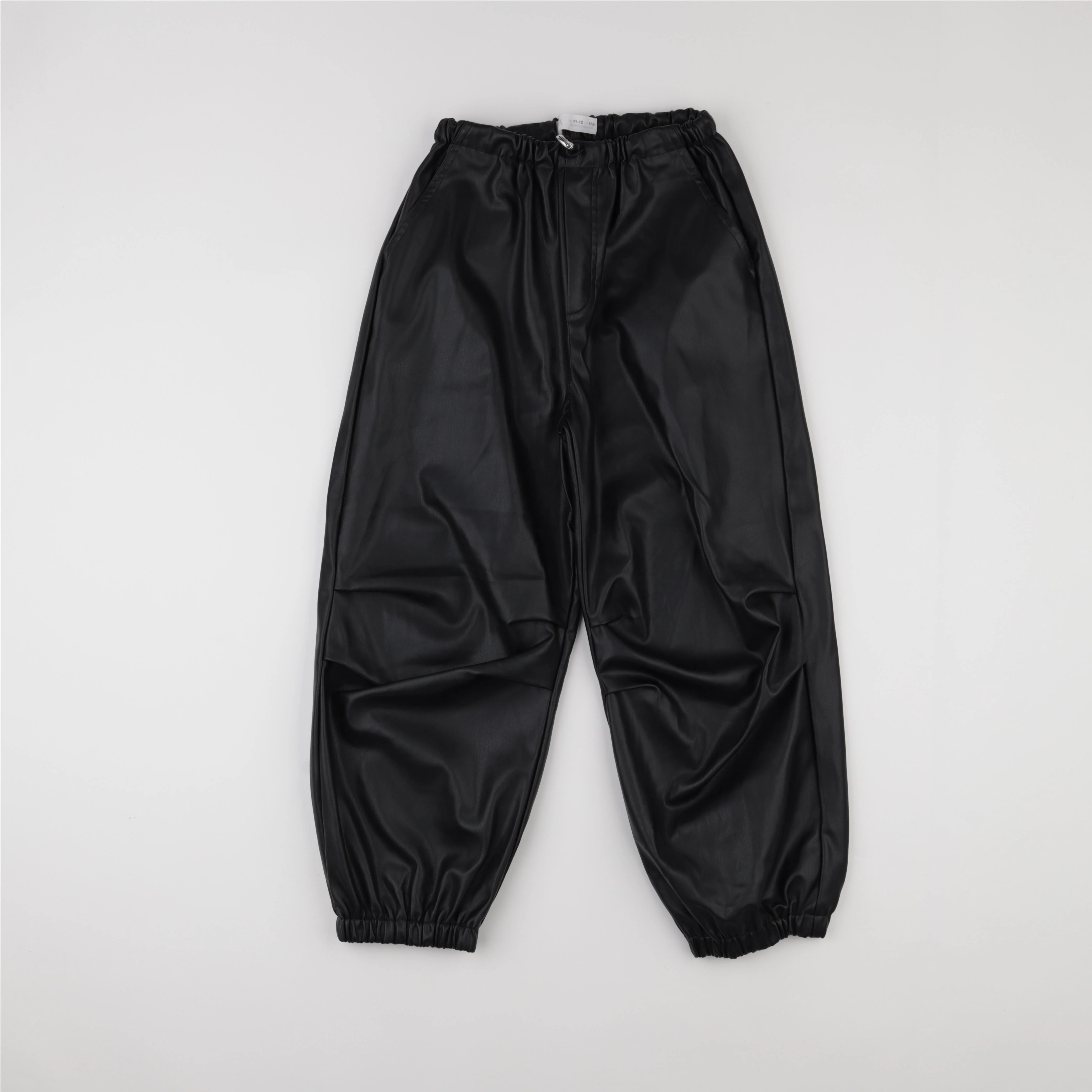 Zara - pantalon noir simili cuir  - 11/12 ans
