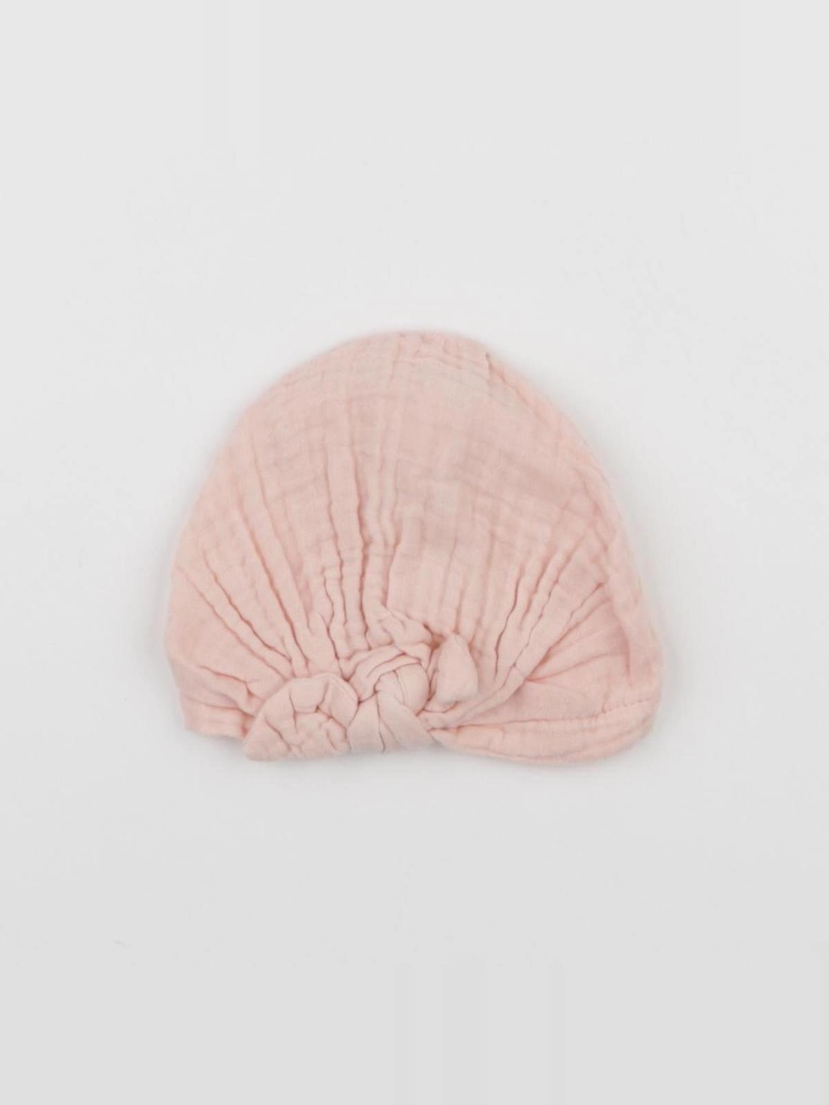 Vertbaudet - bonnet rose - 3/6 mois
