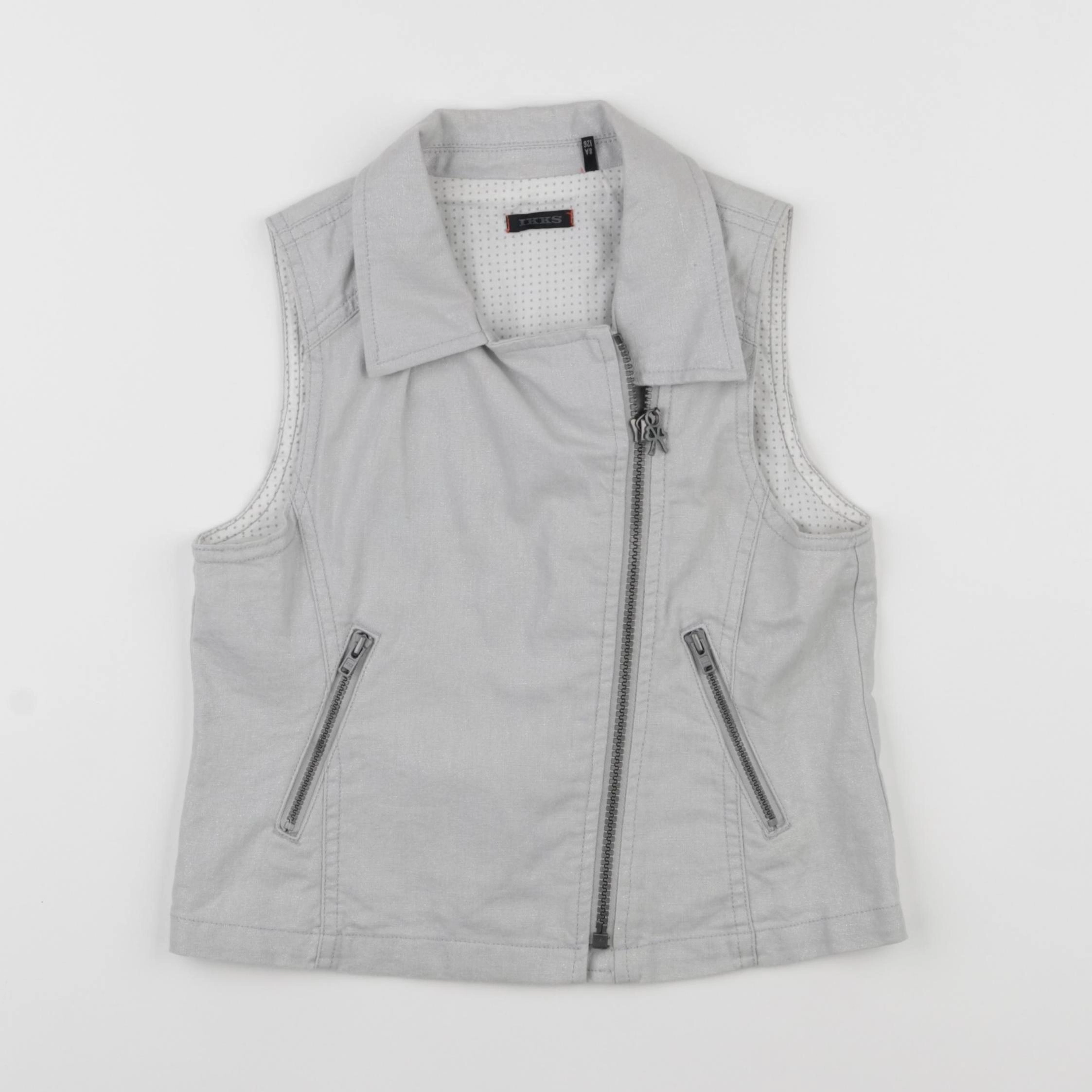 IKKS - gilet argent - 8 ans