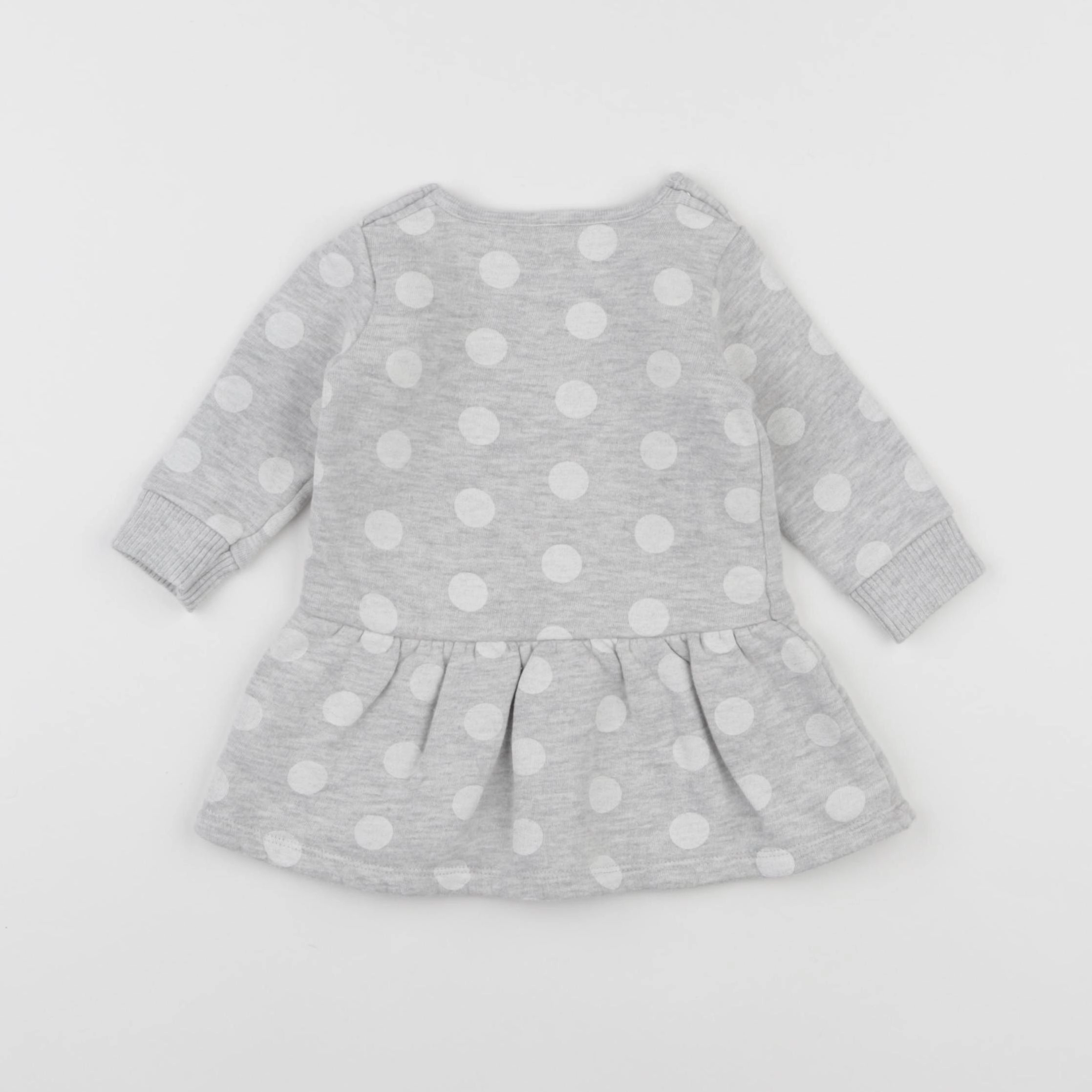 Petit Bateau - robe gris - 6 mois
