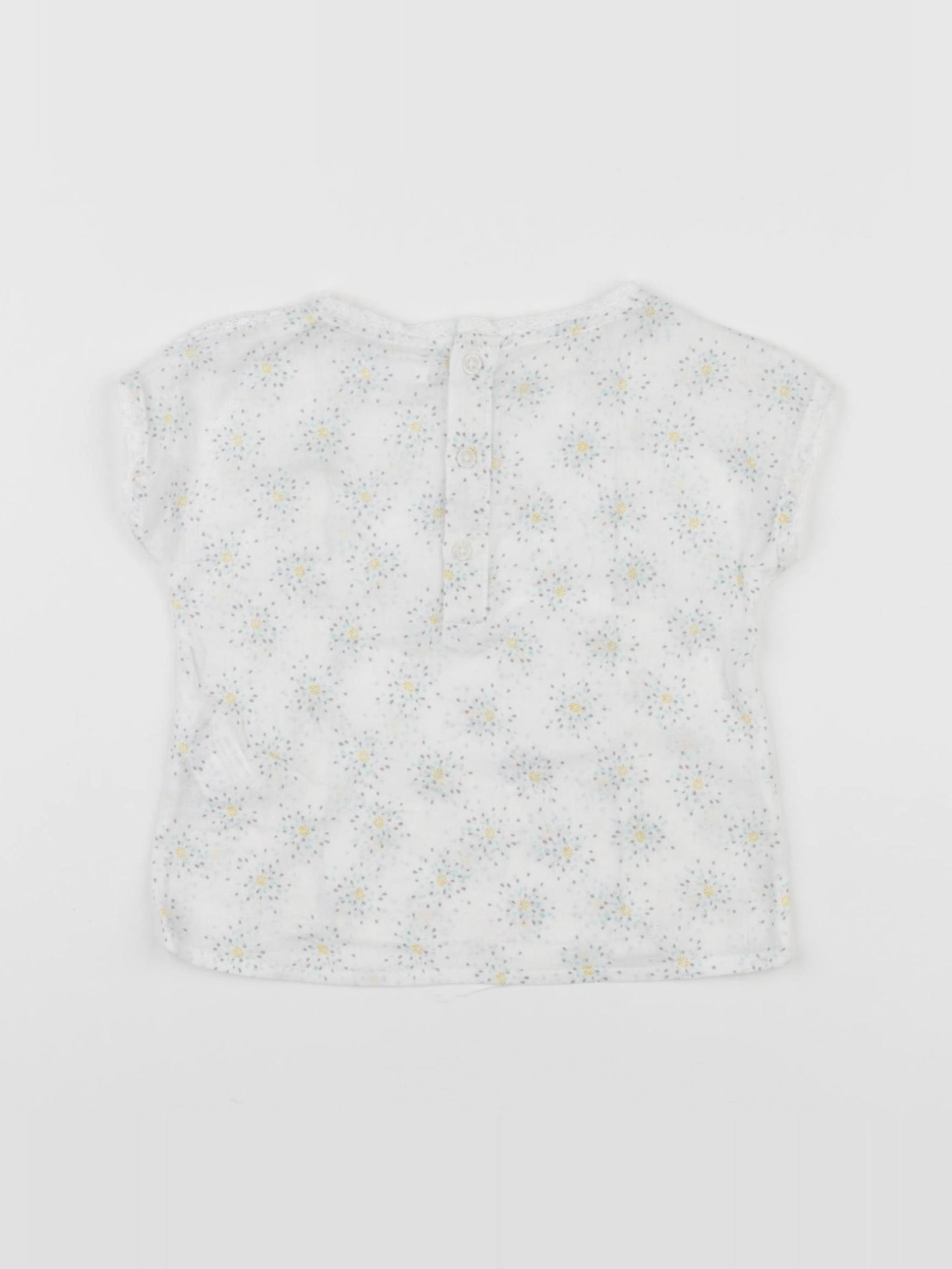 Boutchou - blouse blanc - 12 mois