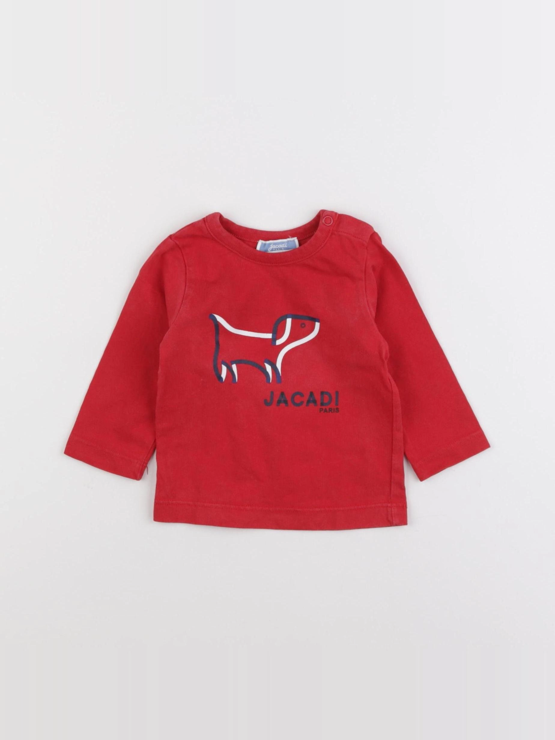Jacadi - tee-shirt rouge - 6 mois