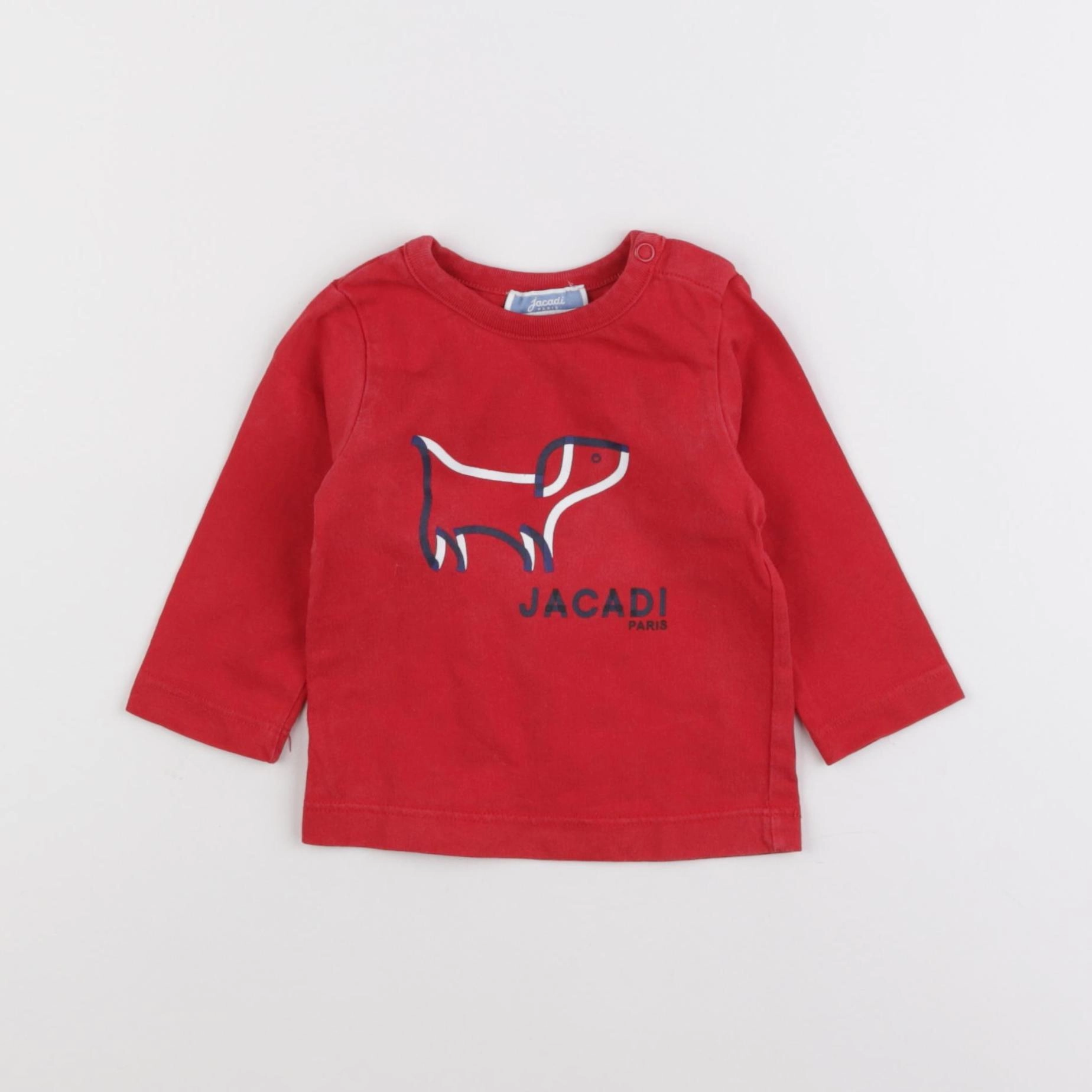 Jacadi - tee-shirt rouge - 6 mois