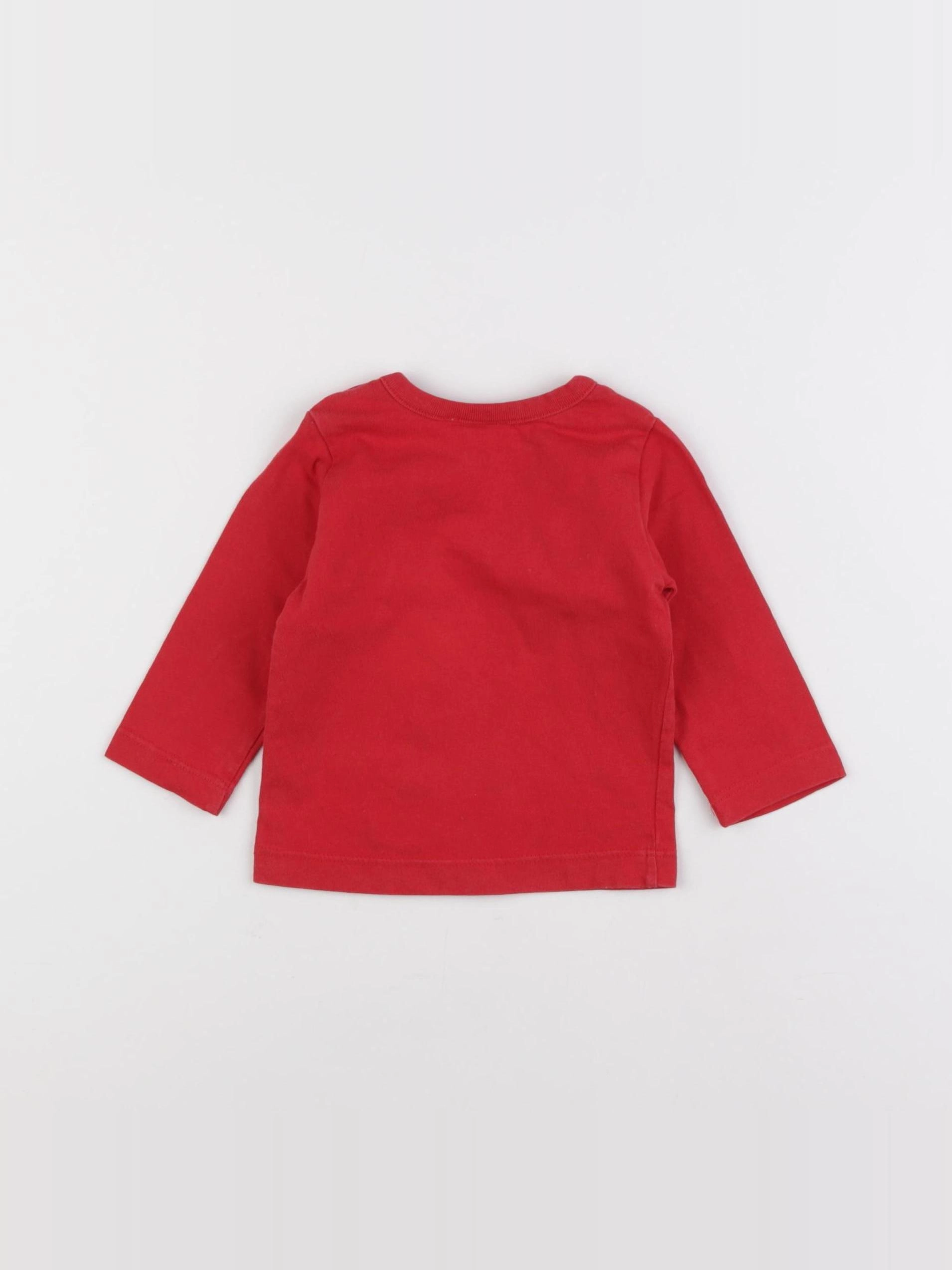 Jacadi - tee-shirt rouge - 6 mois