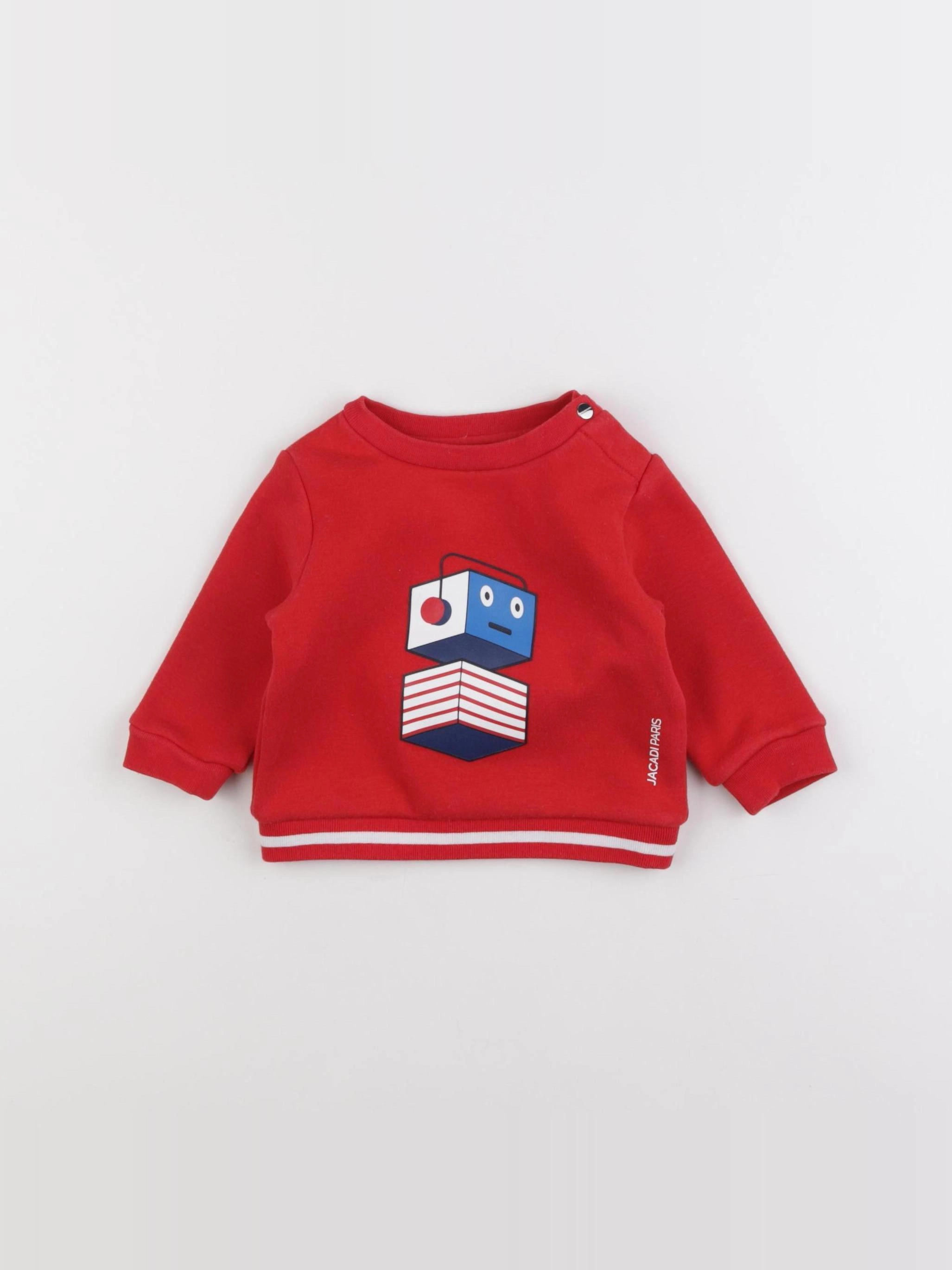 Jacadi - sweat rouge - 6 mois