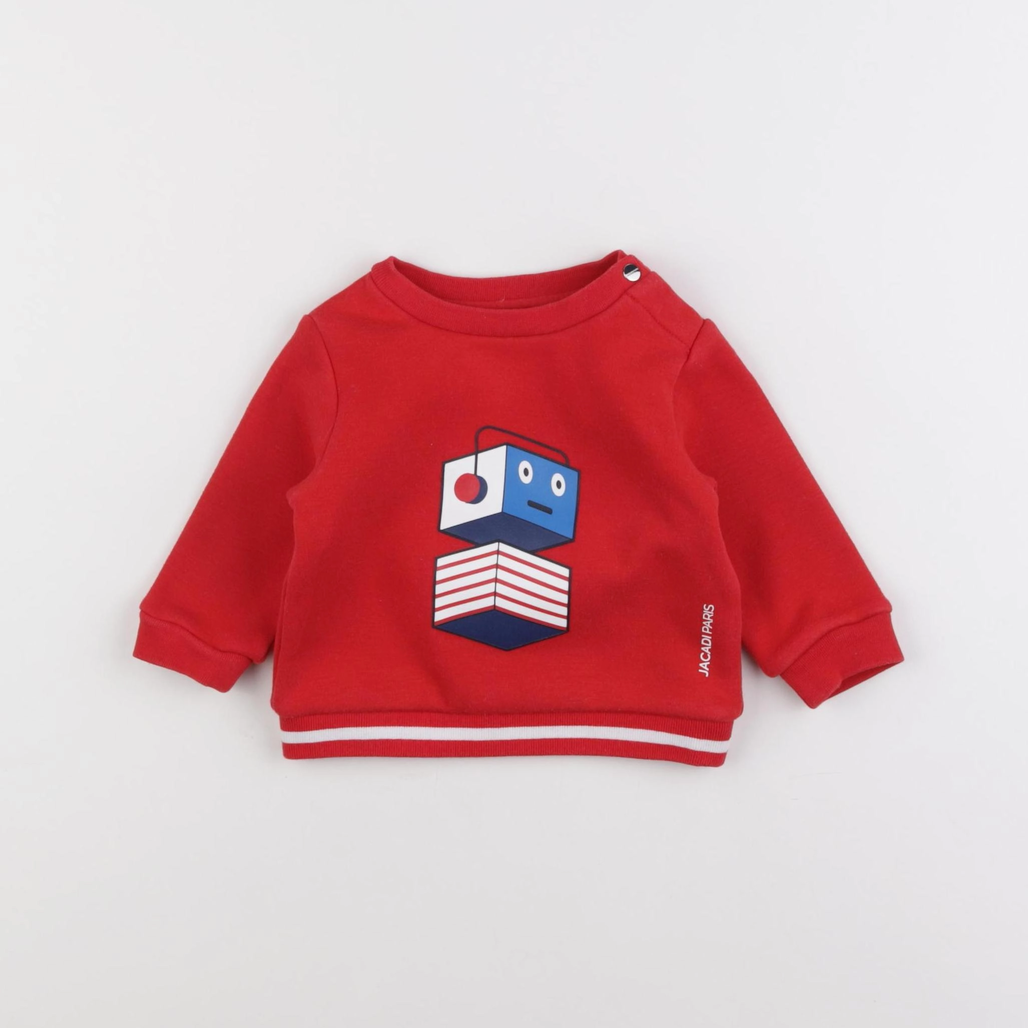 Jacadi - sweat rouge - 6 mois