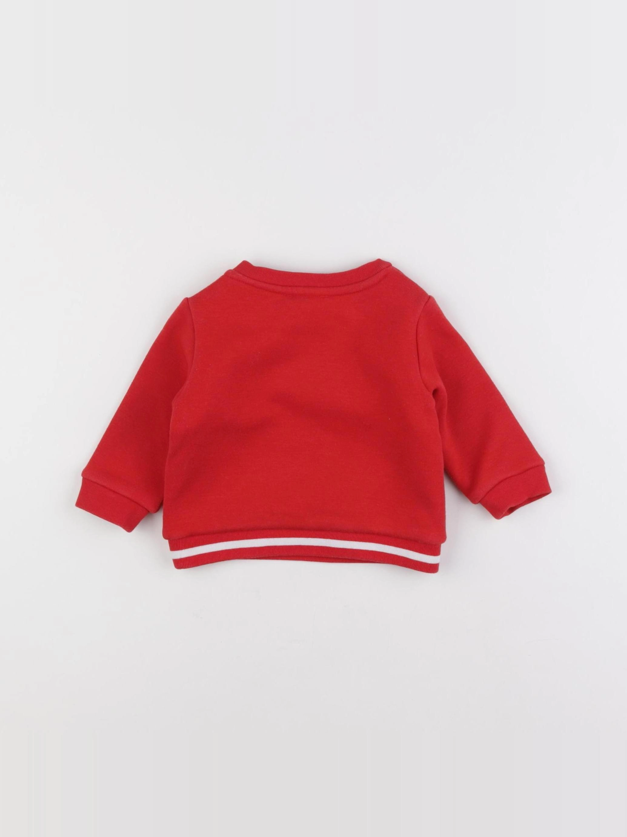 Jacadi - sweat rouge - 6 mois