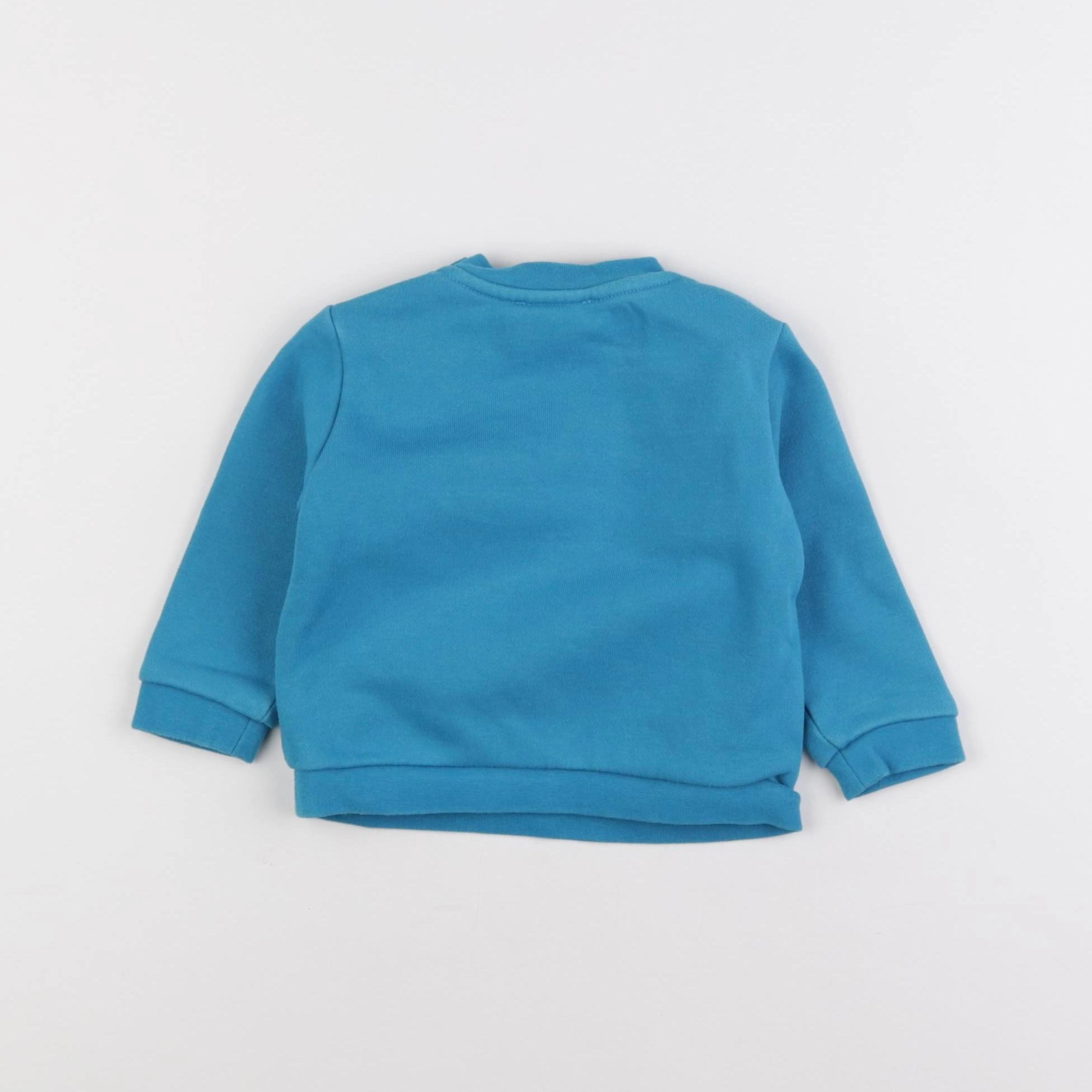 Jacadi - sweat bleu - 6 mois
