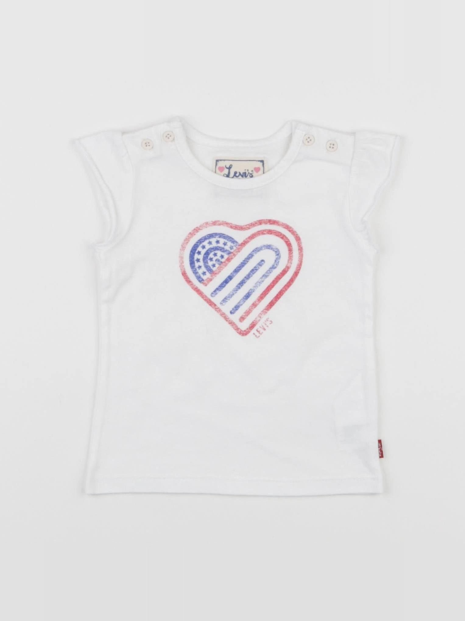 Levi's - tee-shirt blanc - 6 mois