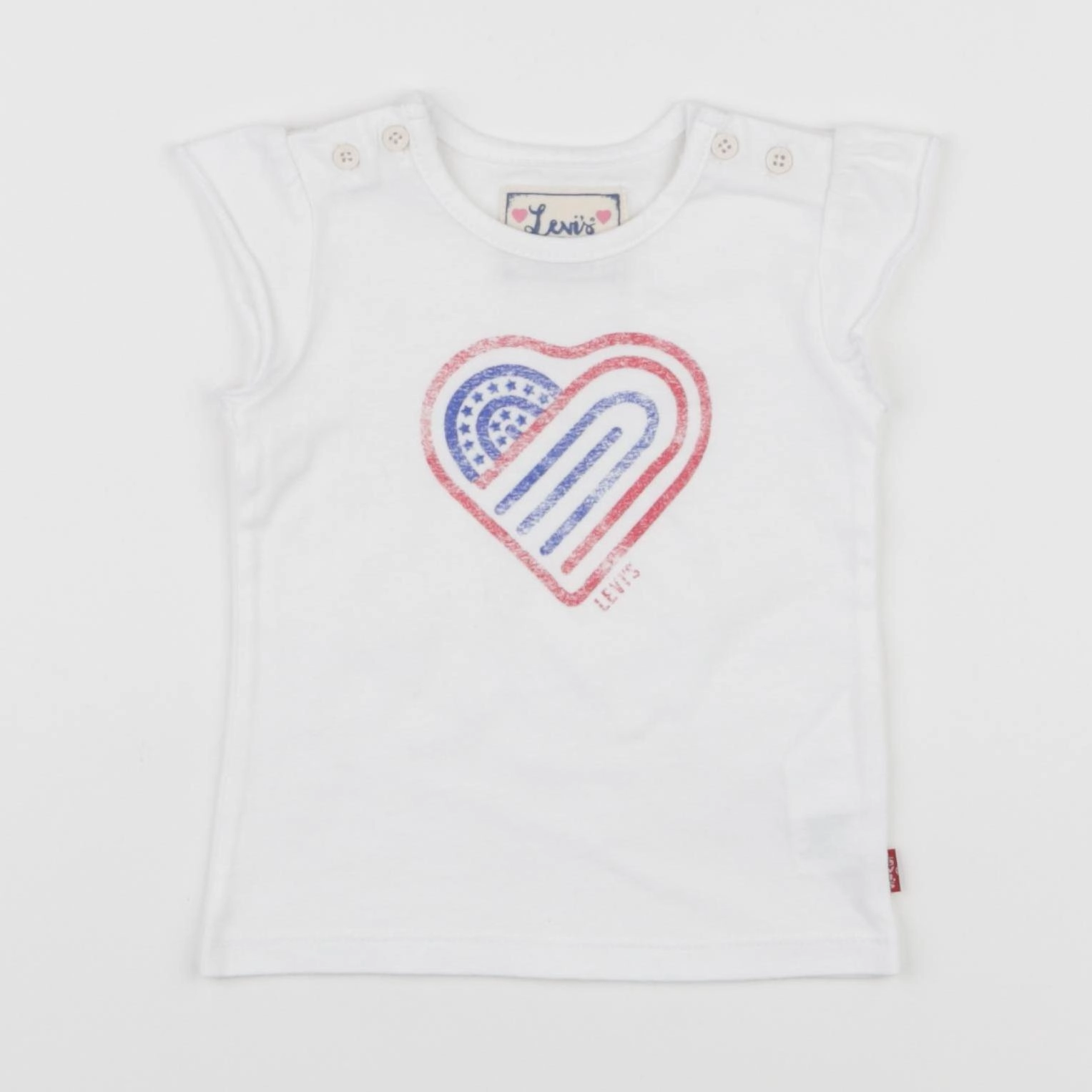 Levi's - tee-shirt blanc - 6 mois