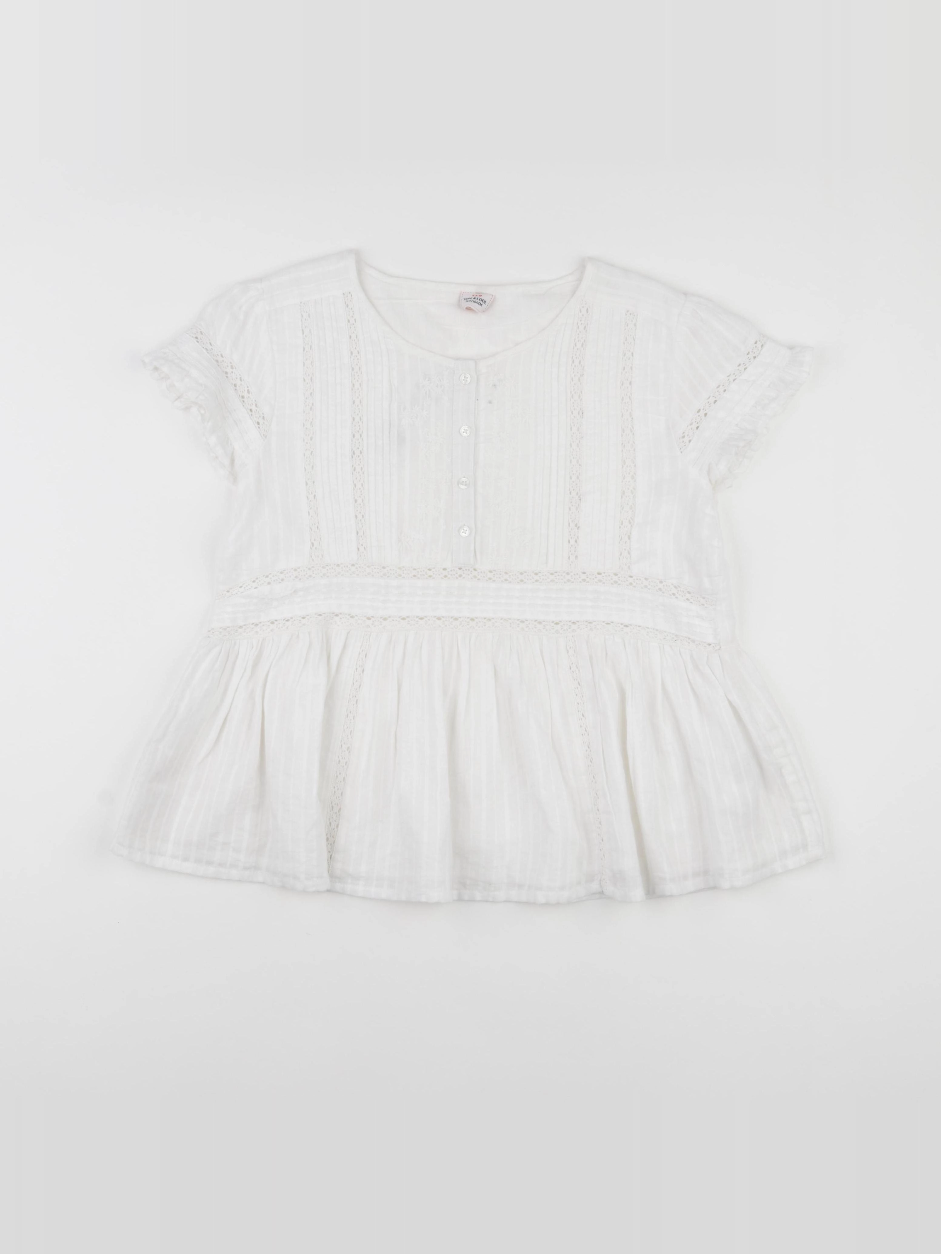 Tape à l'oeil - blouse blanc - 14 ans