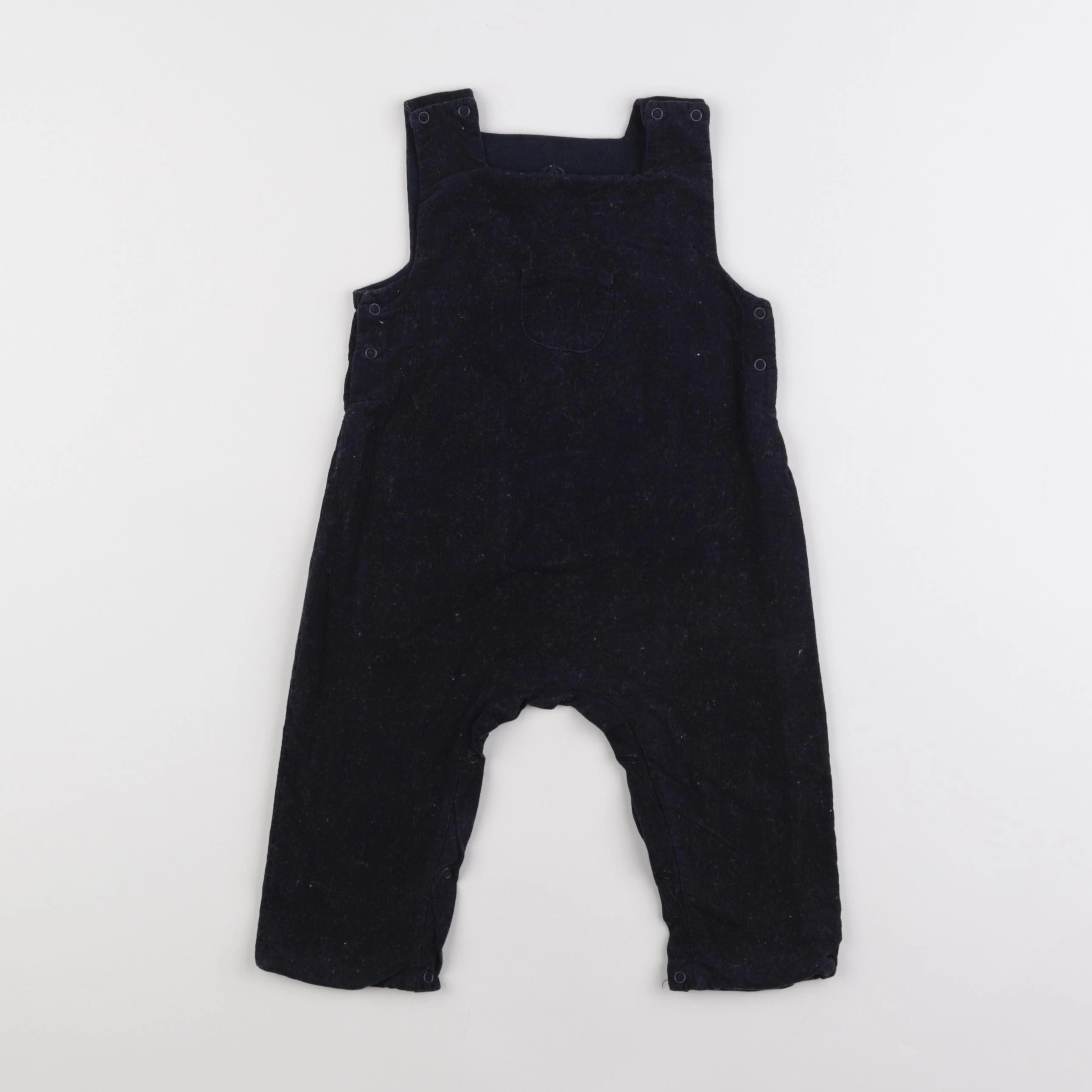 Petit Bateau - salopette bleu - 6 mois