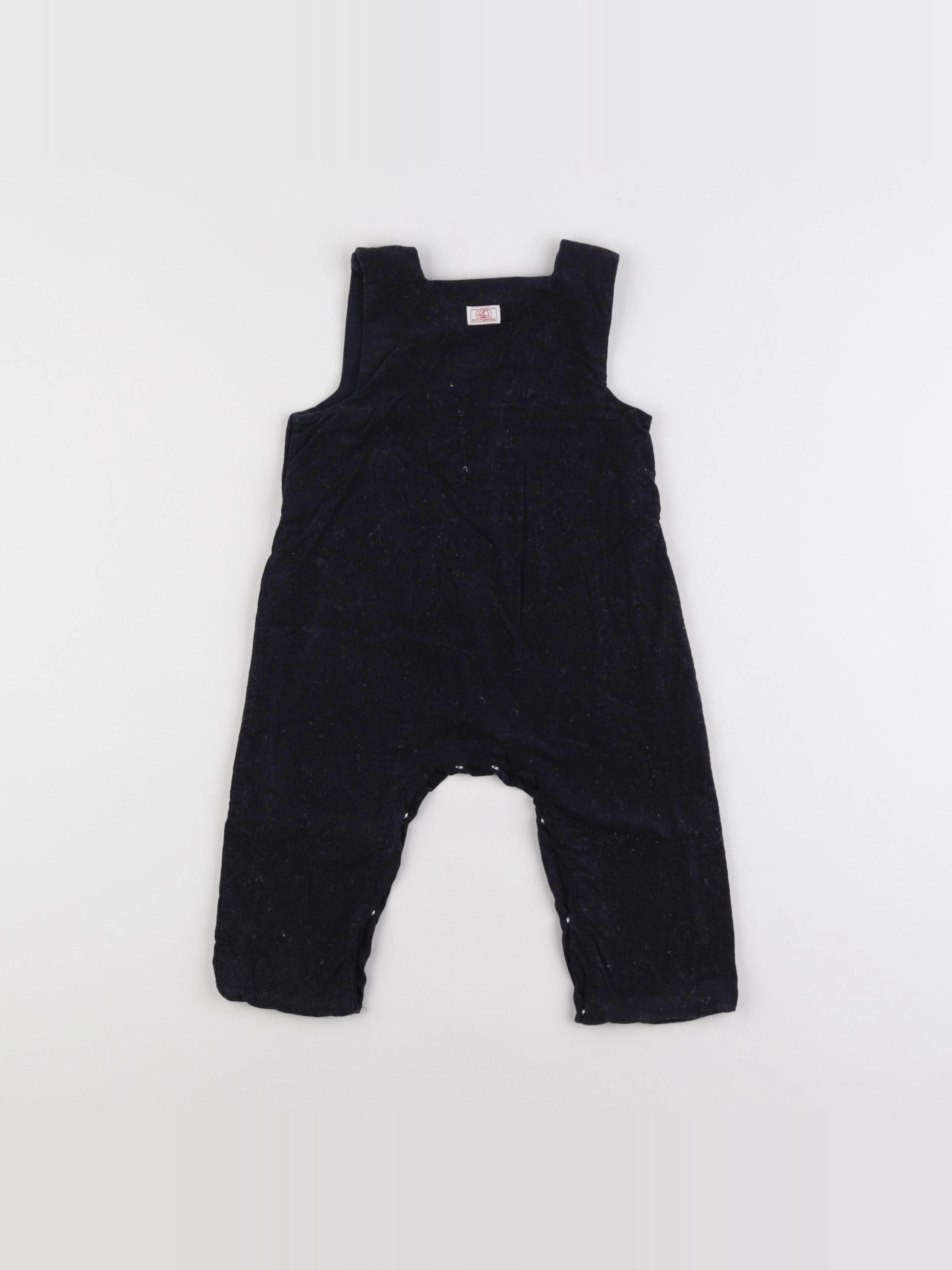 Petit Bateau - salopette bleu - 6 mois