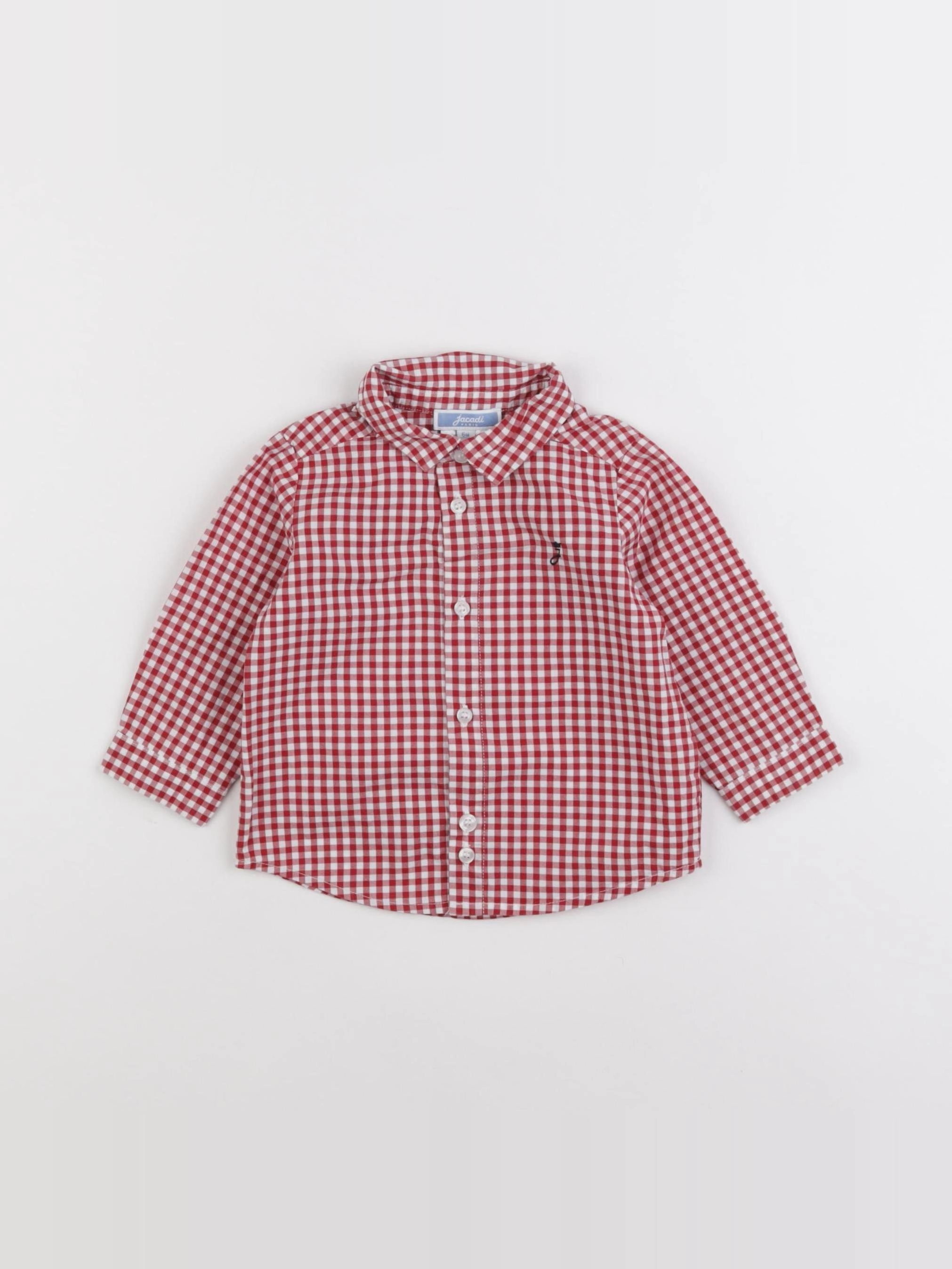 Jacadi - chemise rouge - 6 mois