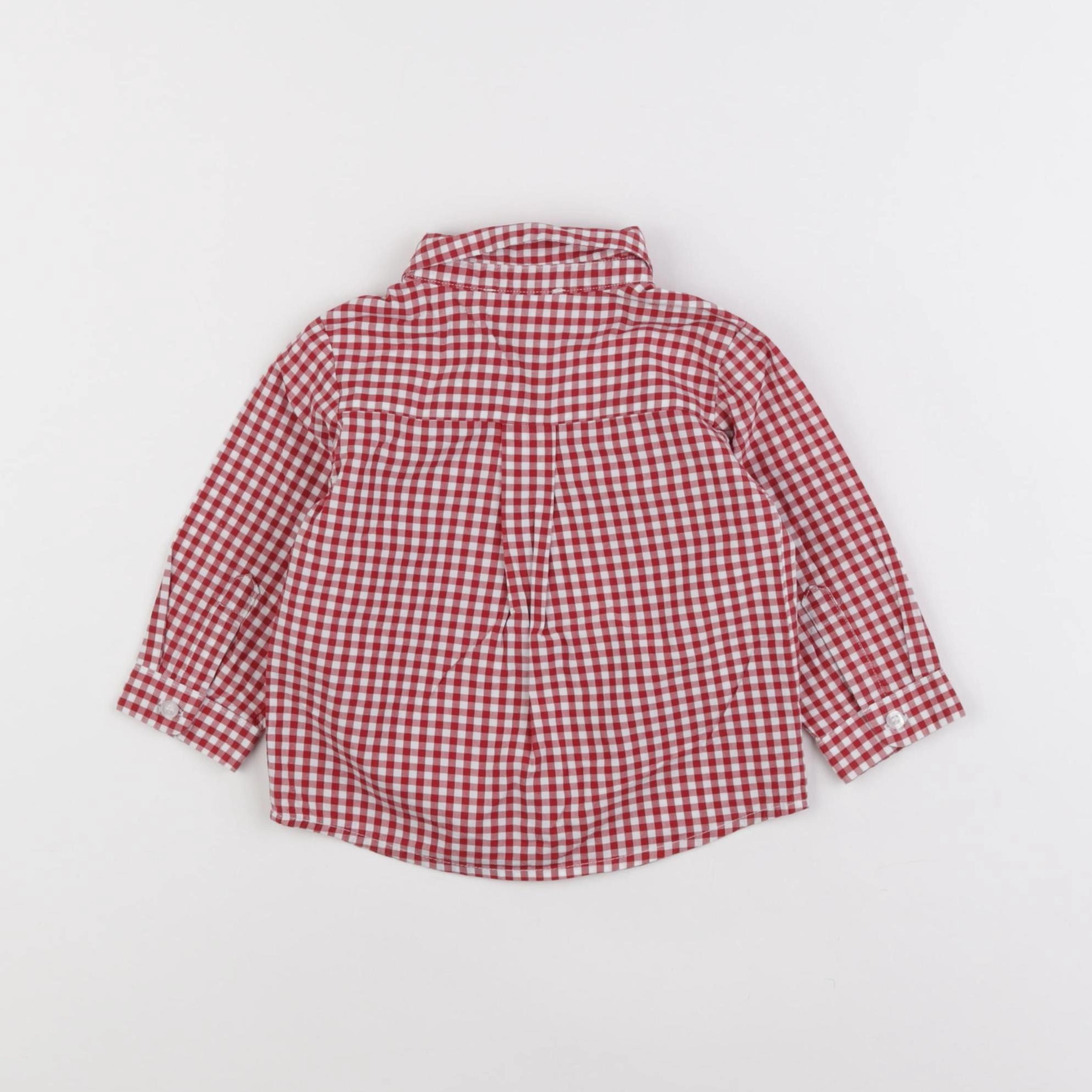 Jacadi - chemise rouge - 6 mois