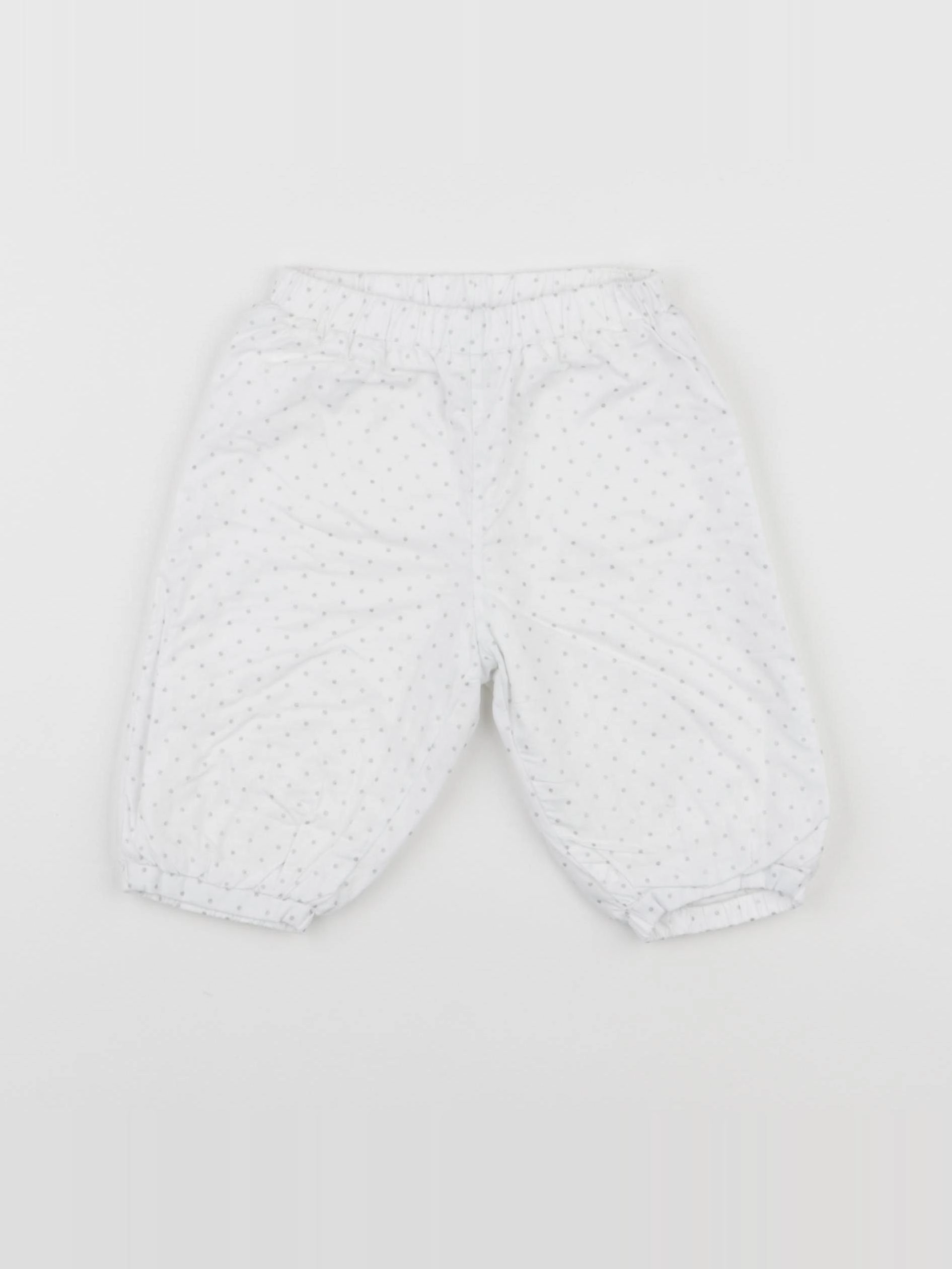 Jacadi - pantalon blanc, argent - 6 mois