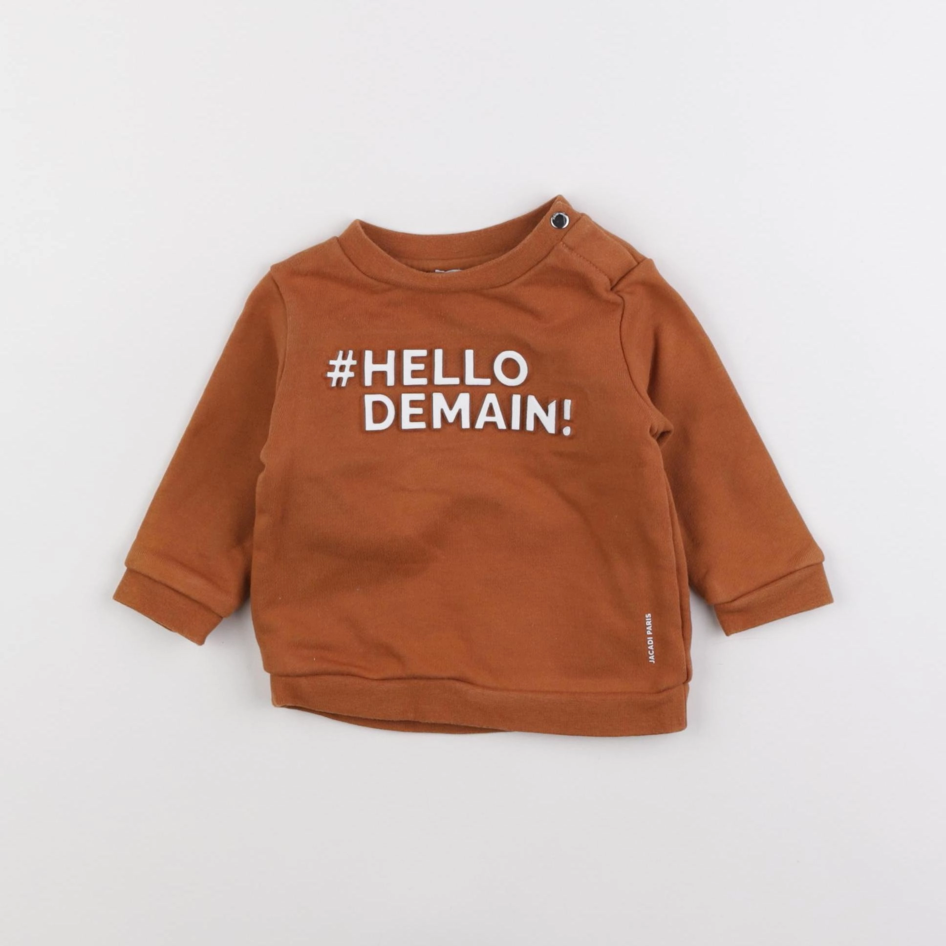Jacadi - sweat marron - 6 mois