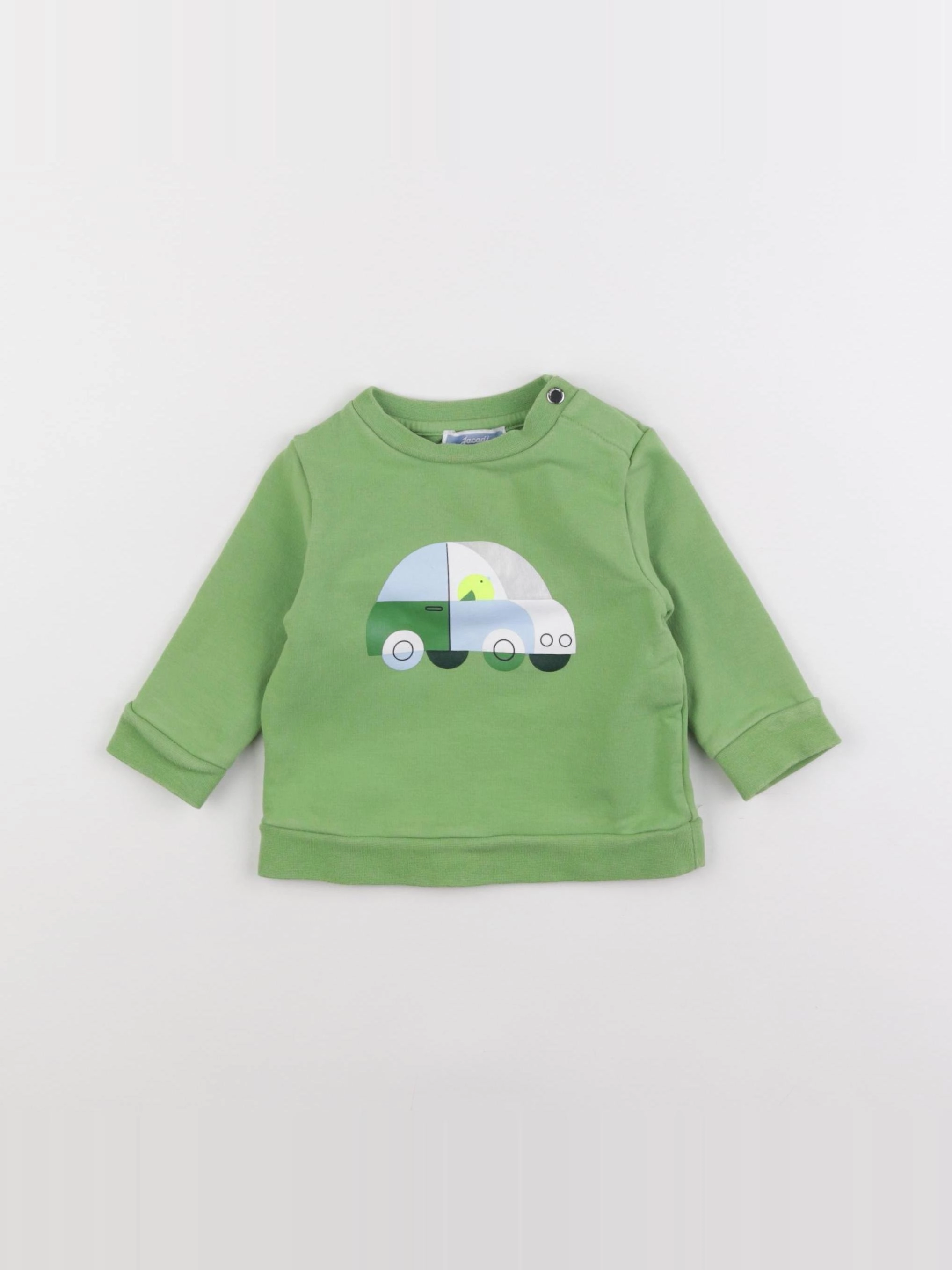 Jacadi - sweat vert - 6 mois