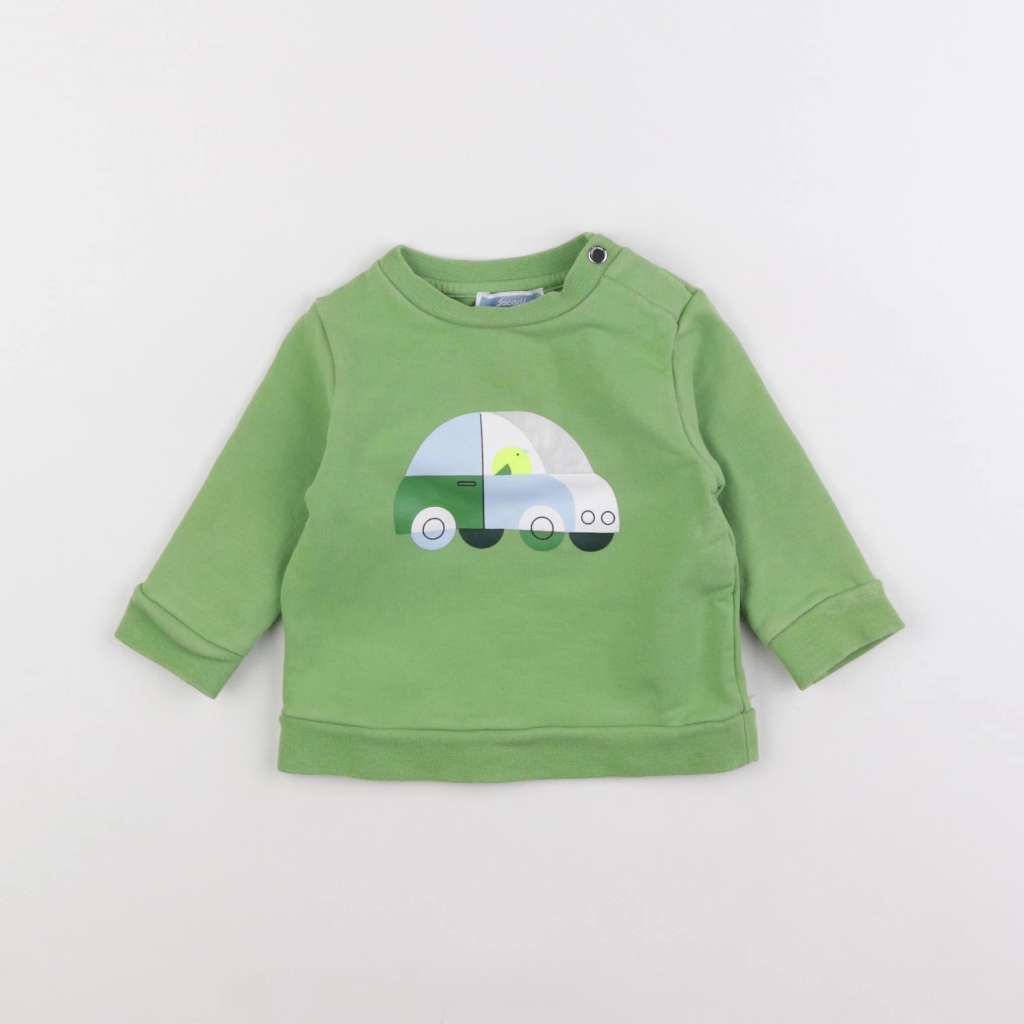 Jacadi - sweat vert - 6 mois
