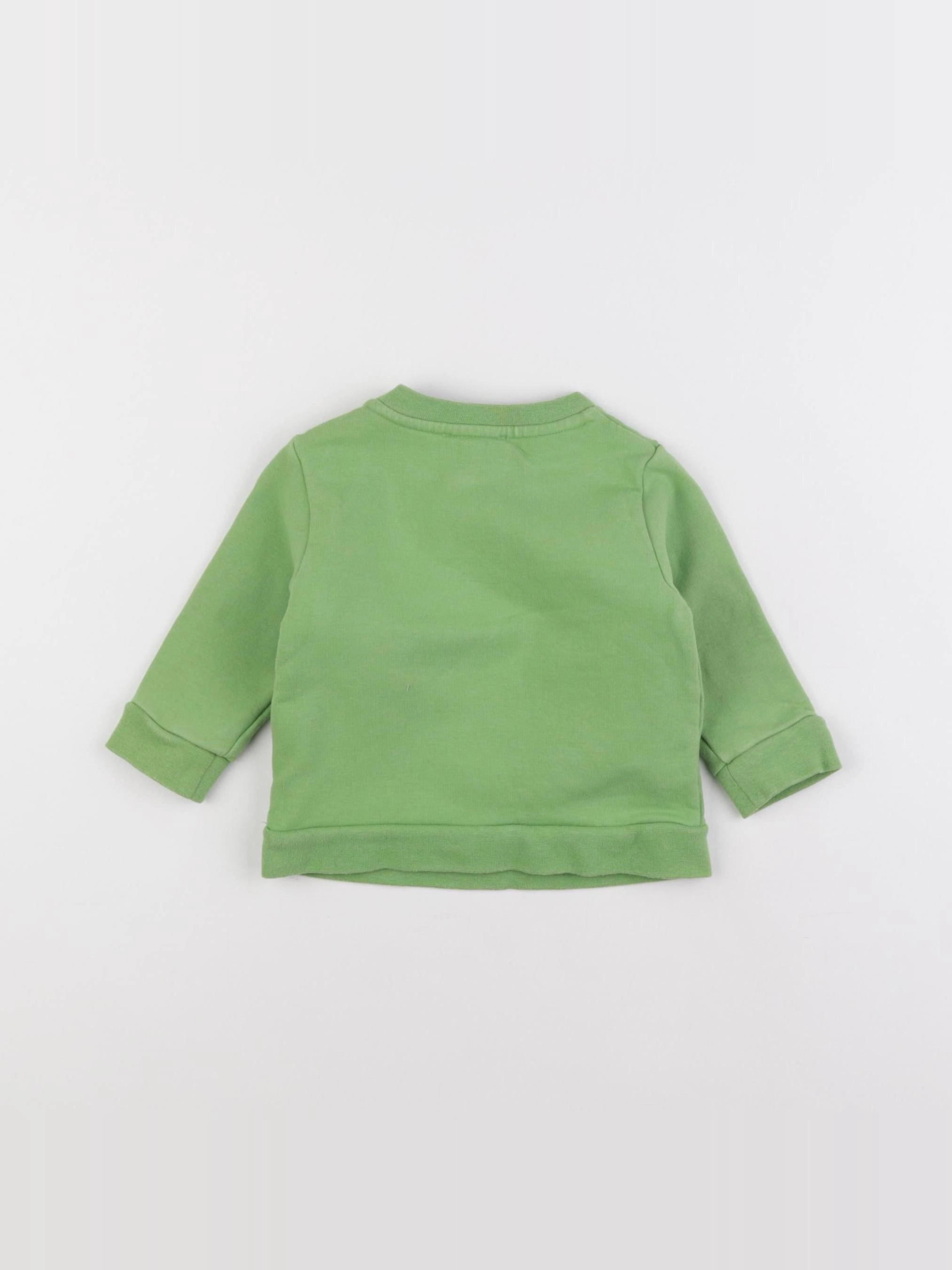 Jacadi - sweat vert - 6 mois