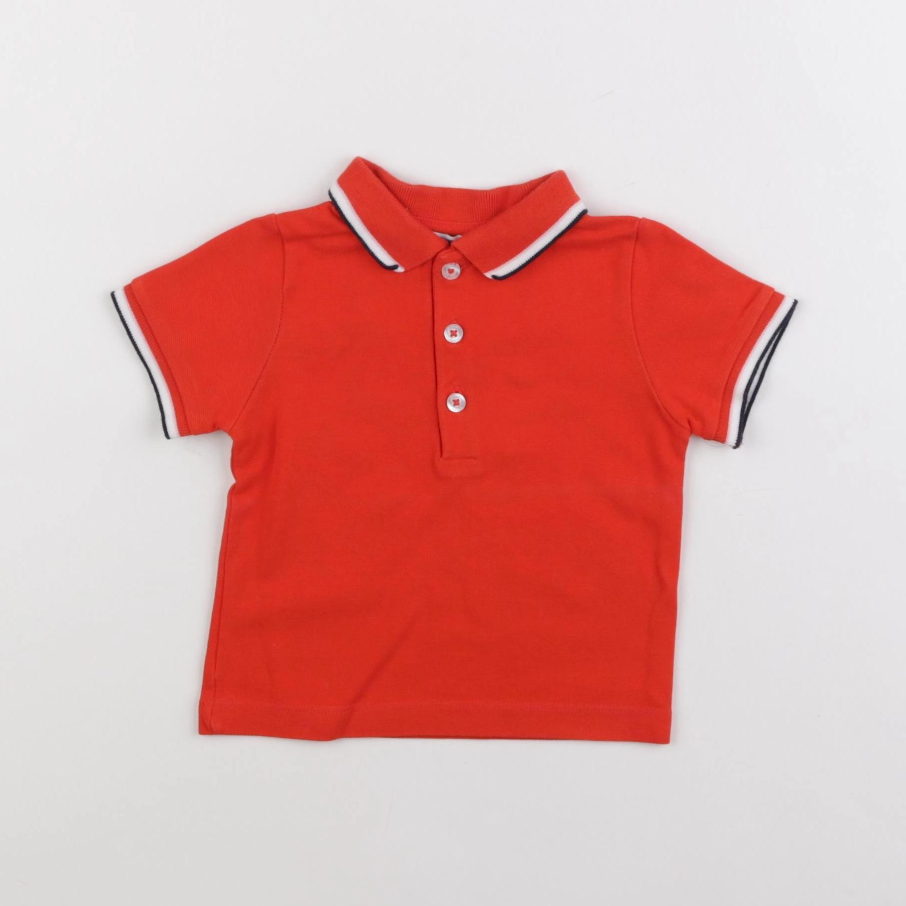 Jacadi - polo rouge - 12 mois